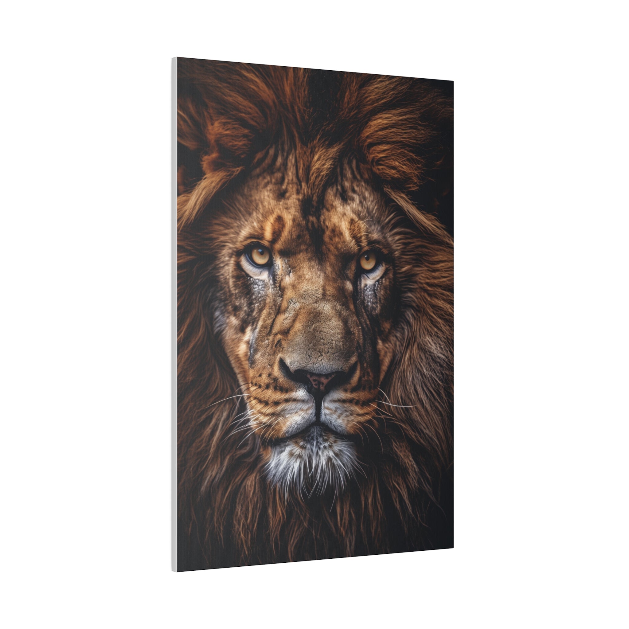 Lion's Power - Wildlife Wall Art - Vertical Canvas - WA285