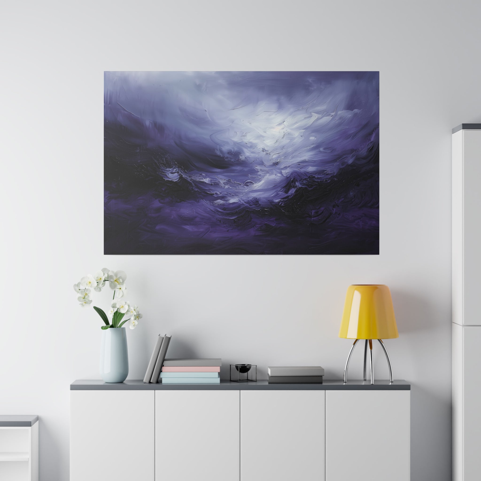 Ephemeral Serenity - Abstract Wall Art - Horizontal Canvas - WA218