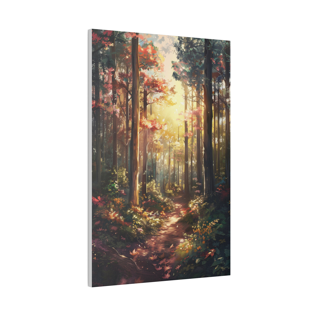 Beautiful Forest - Nature Wall Art - Vertical Canvas - WA81