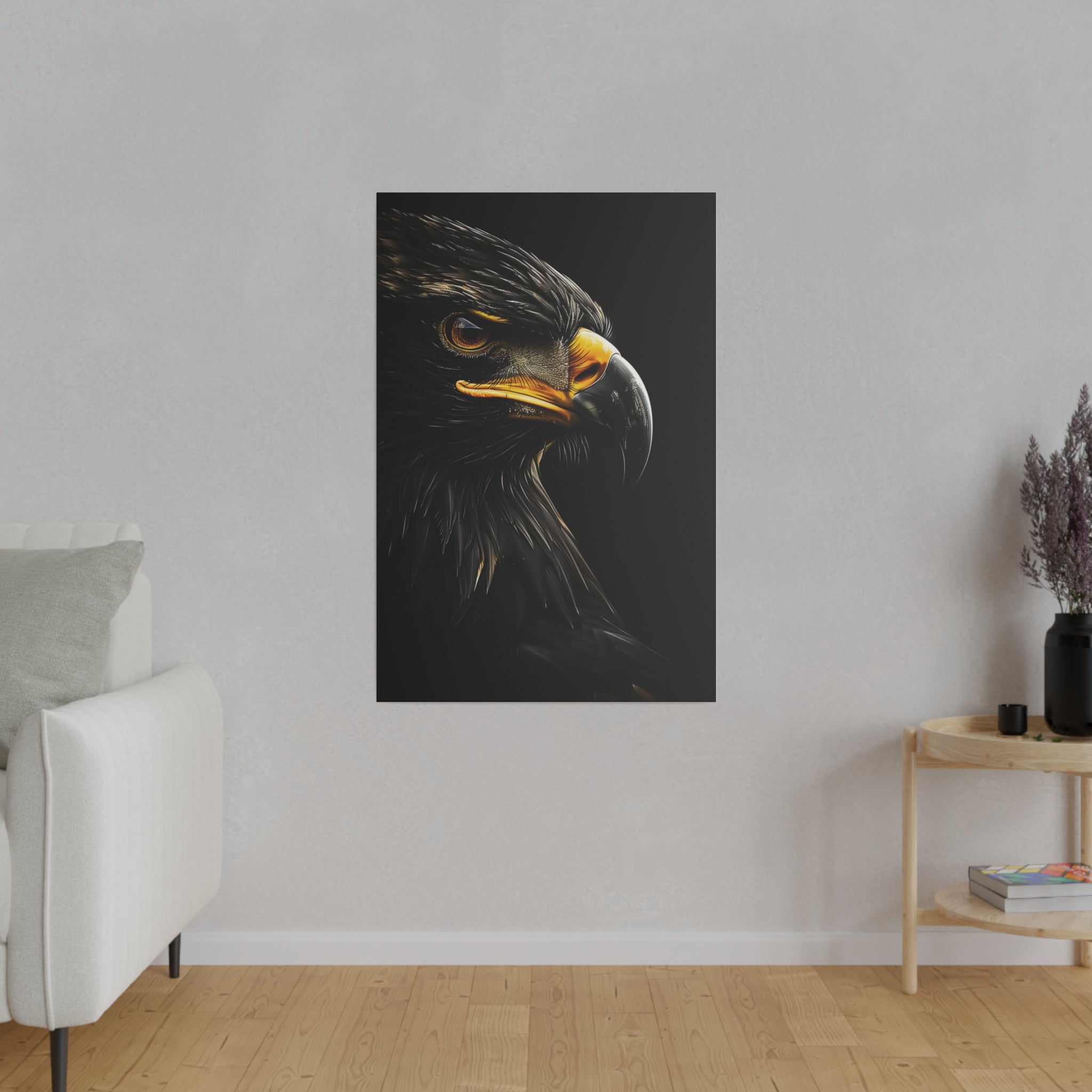 Eagle's Might - Wildlife Wall Art - Vertical Canvas - WA279