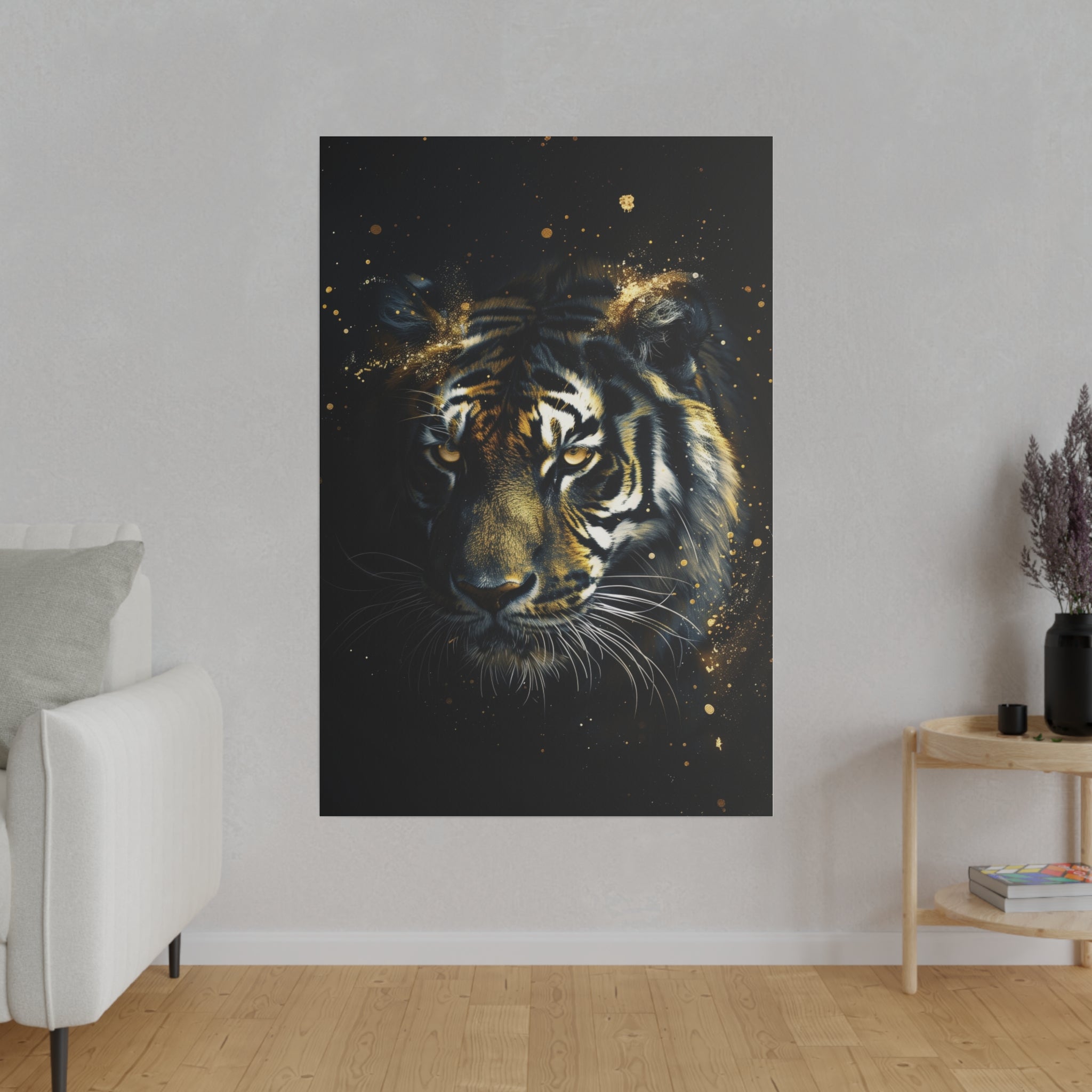 Tiger's Reign - Wildlife Wall Art - Vertical Canvas - WA267