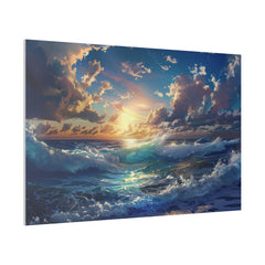 Ocean Wall Art - Horizontal Canvas - WA171