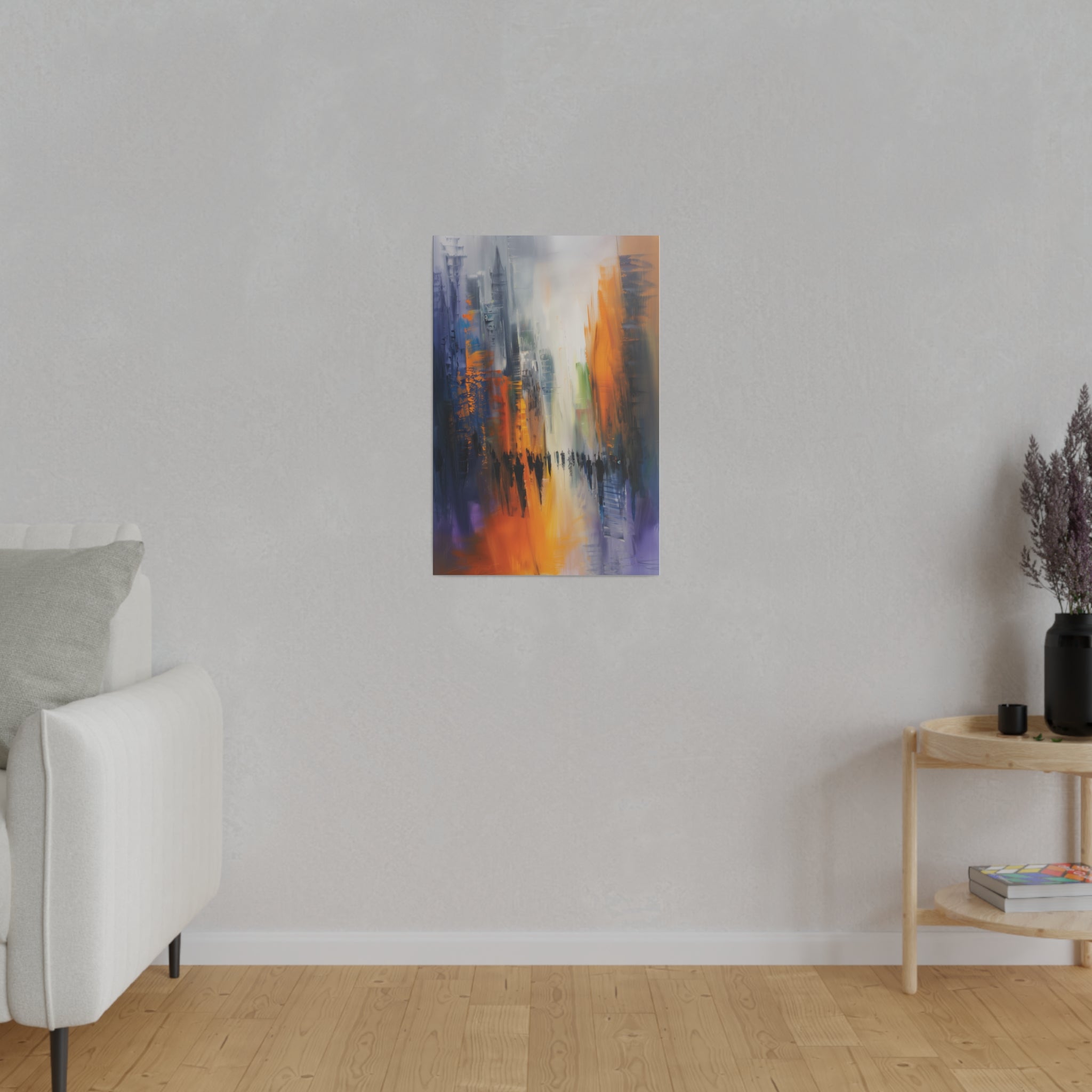 Urban Mirage - Abstract Wall Art - Vertical Canvas - WA228