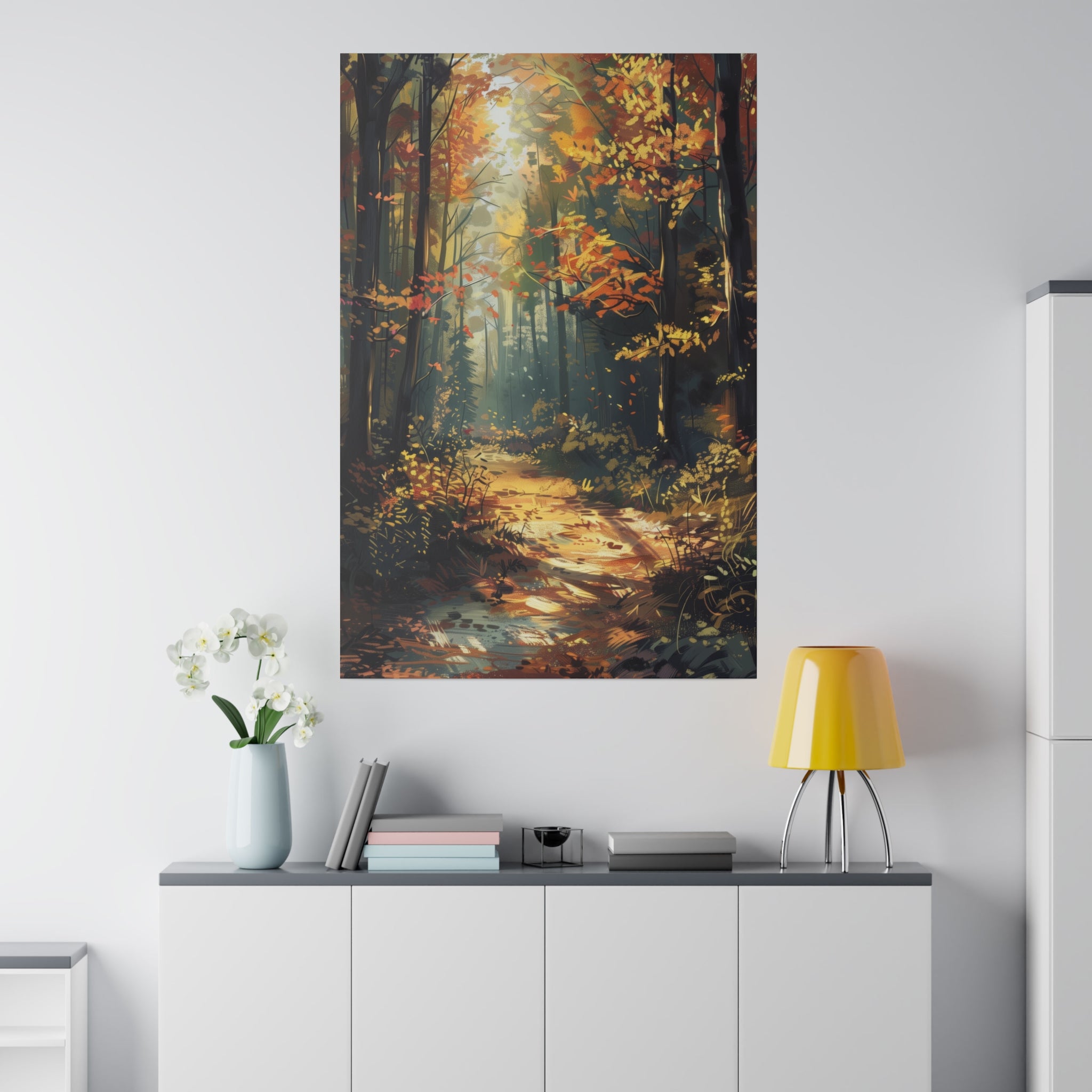 Beautiful Forest - Nature Wall Art - Vertical Canvas - WA83