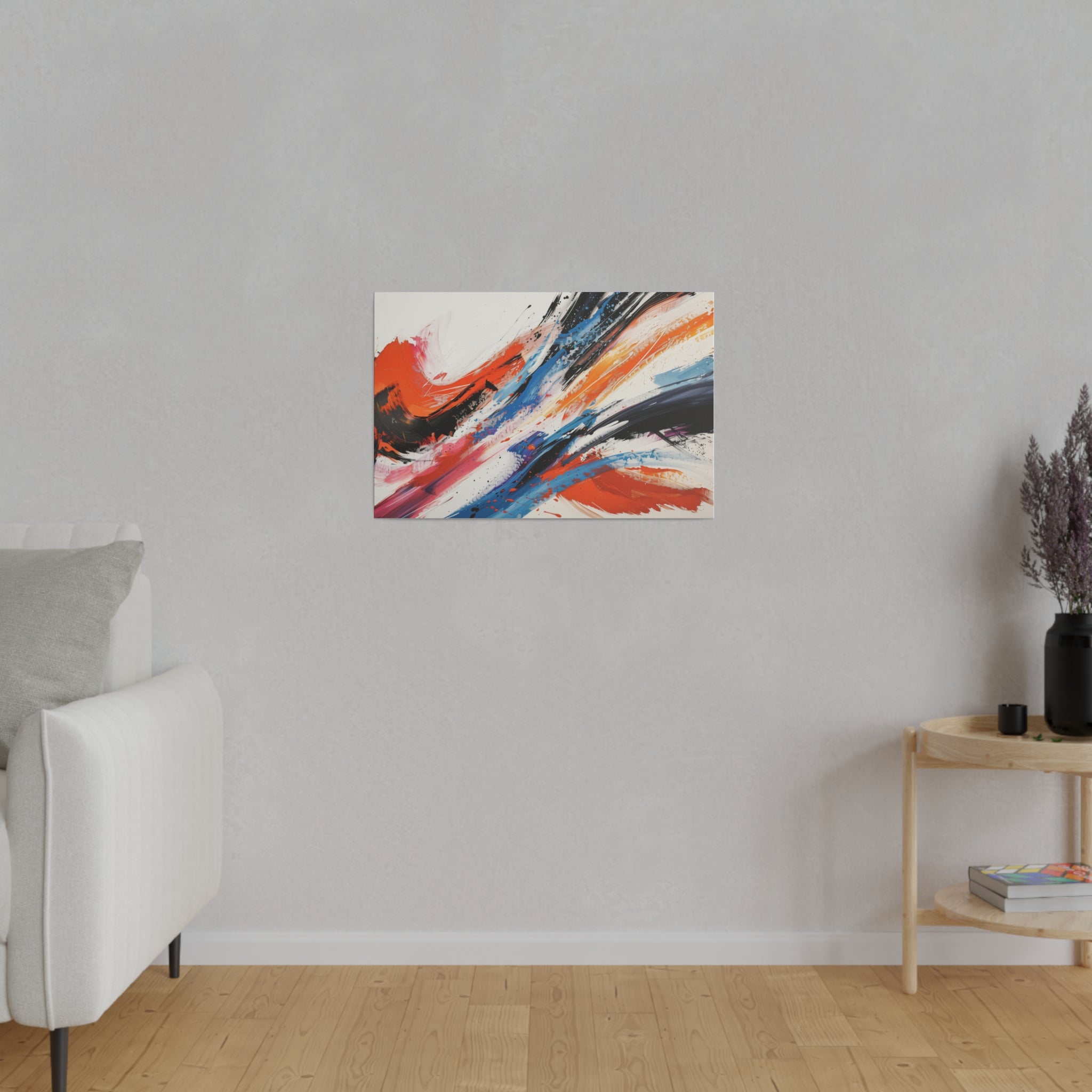 Color Symphony - Abstract Wall Art - Horizontal Canvas - WA207