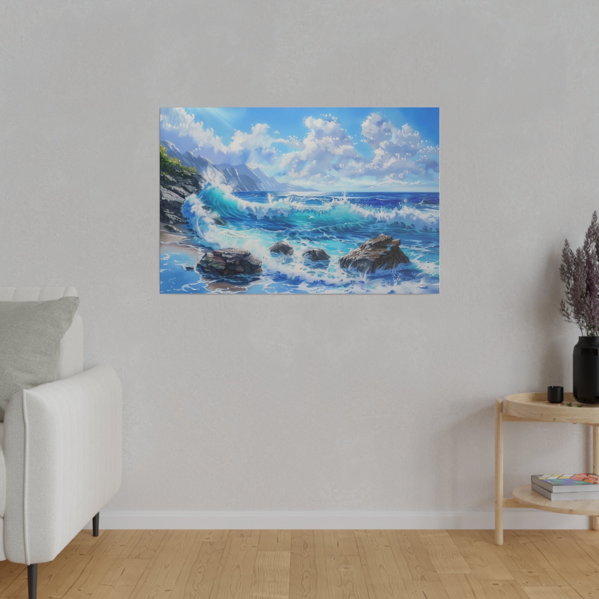 Ocean Wall Art - Horizontal Canvas - WA175