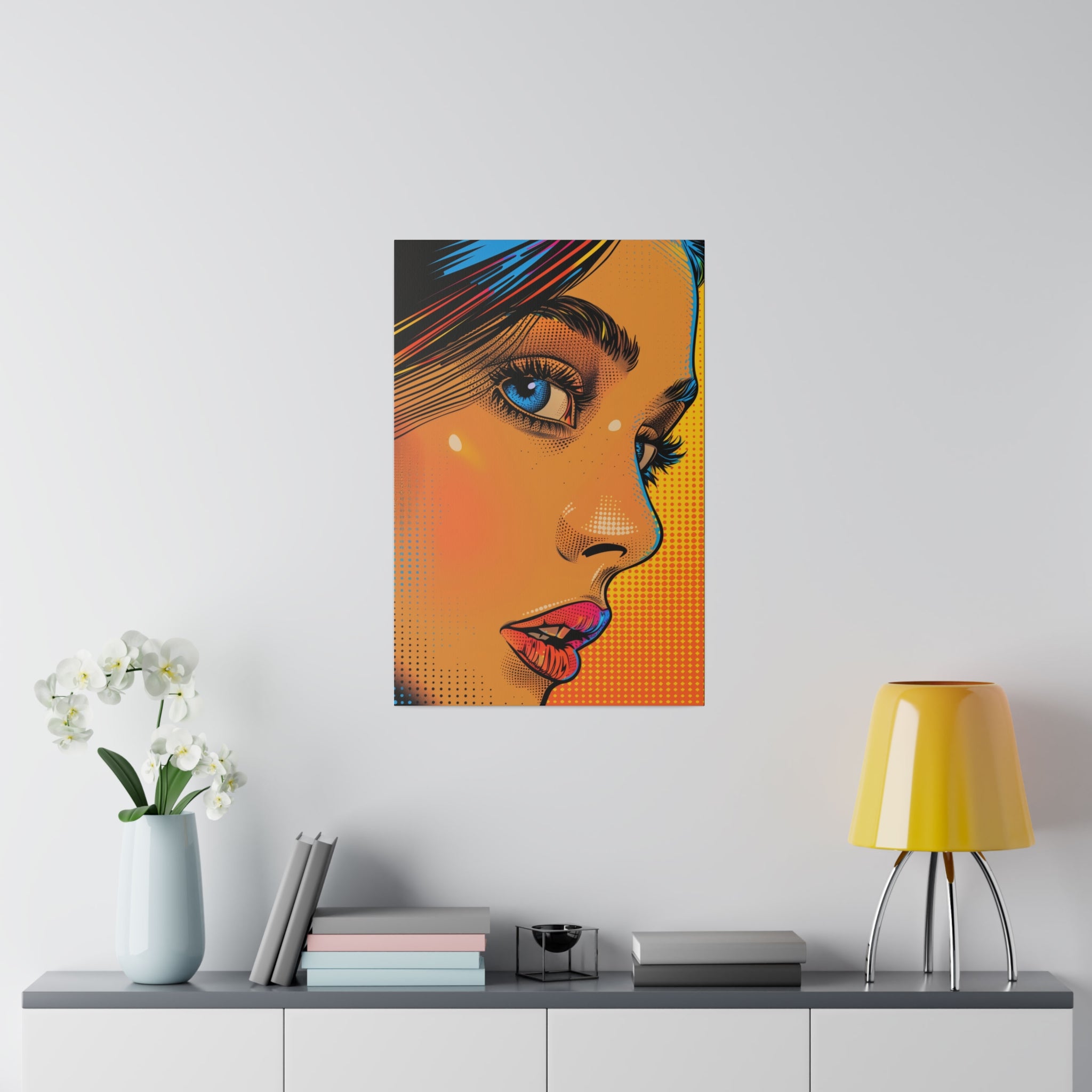 Pop Wall Art - Vertical Canvas - WA114