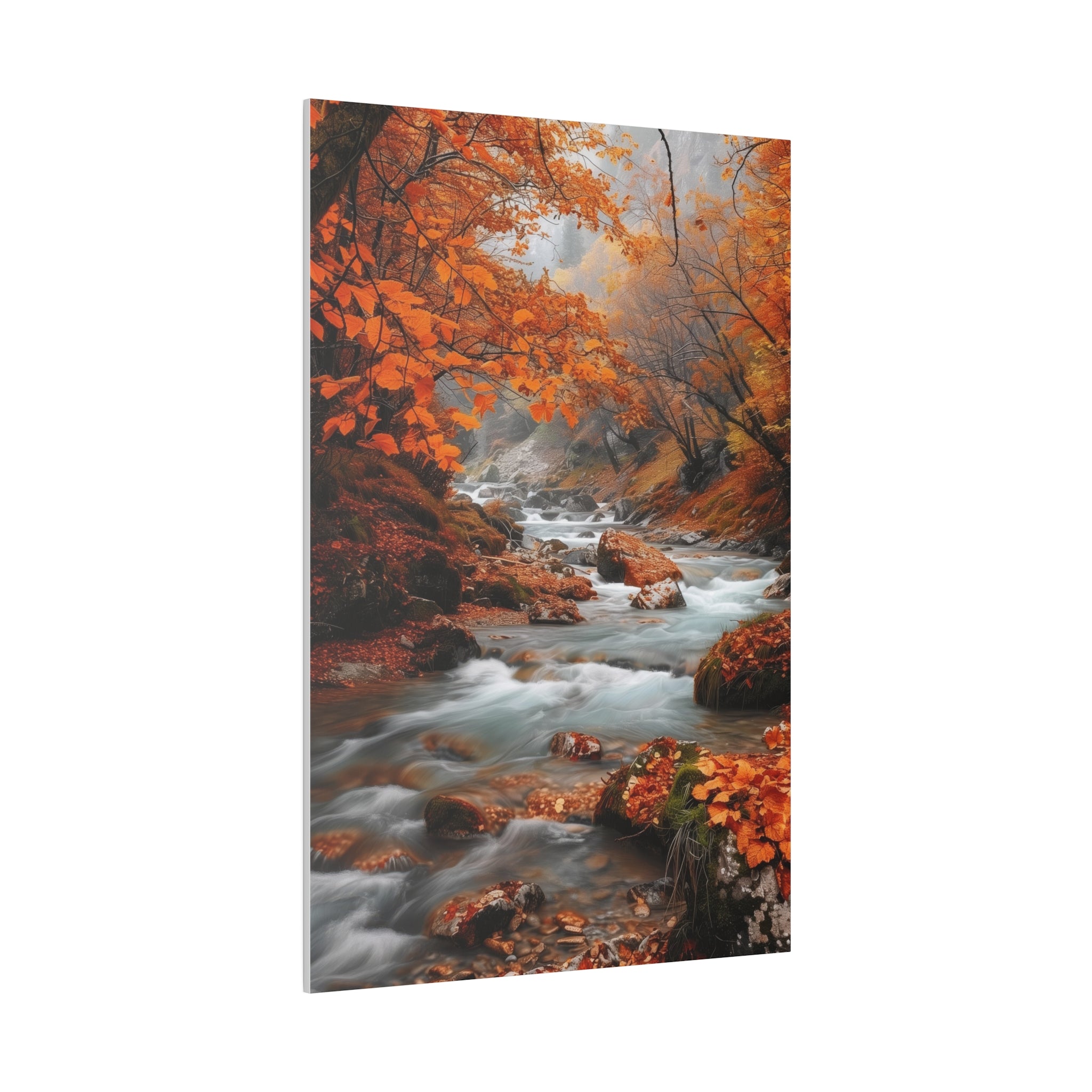 Autumn's Embrace - Nature Wall Art - Vertical Canvas - WA316