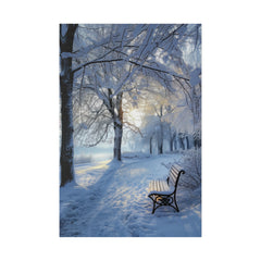 Silent Winter - Nature Wall Art - Vertical Canvas - WA330