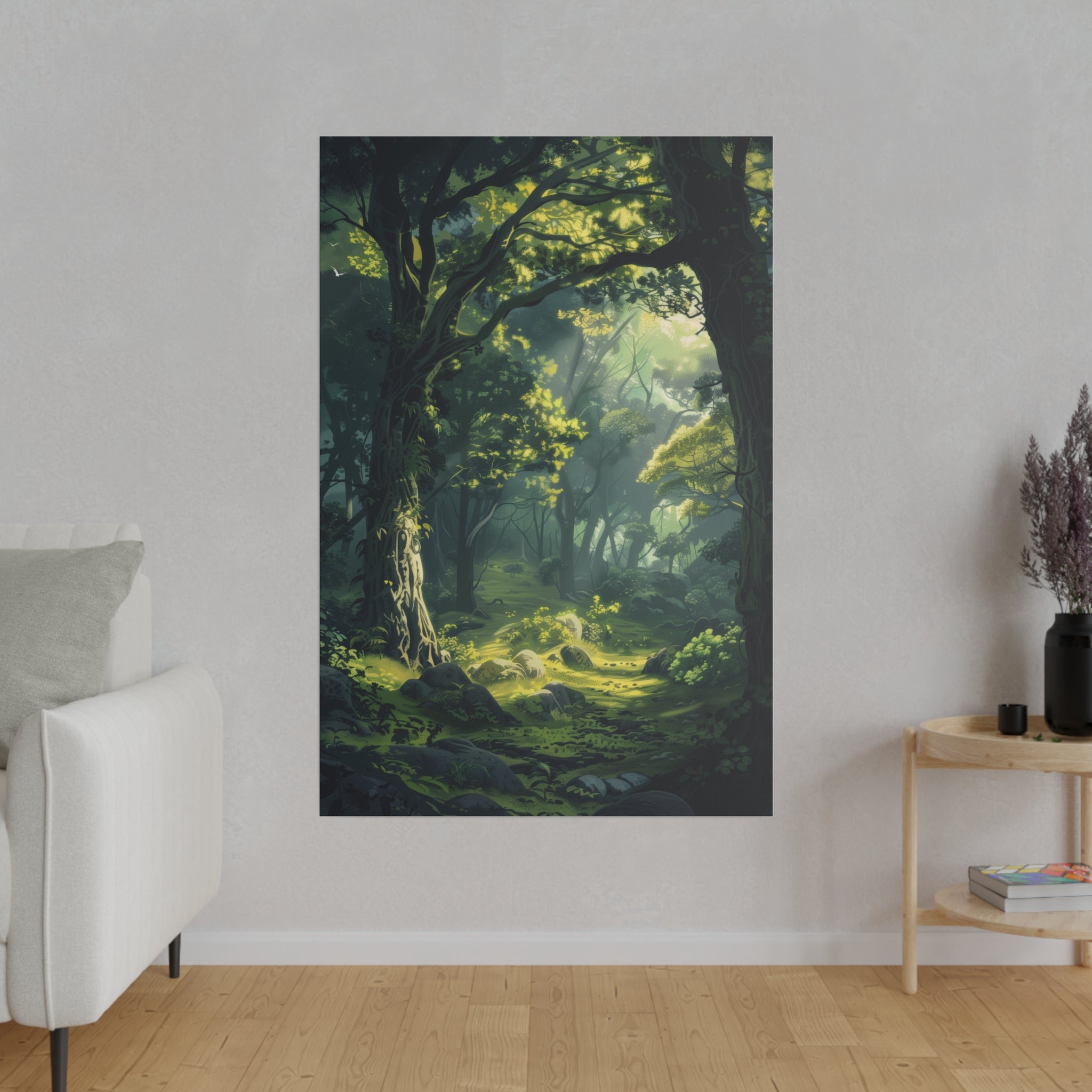 Beautiful Forest - Nature Wall Art - Vertical Canvas - WA84