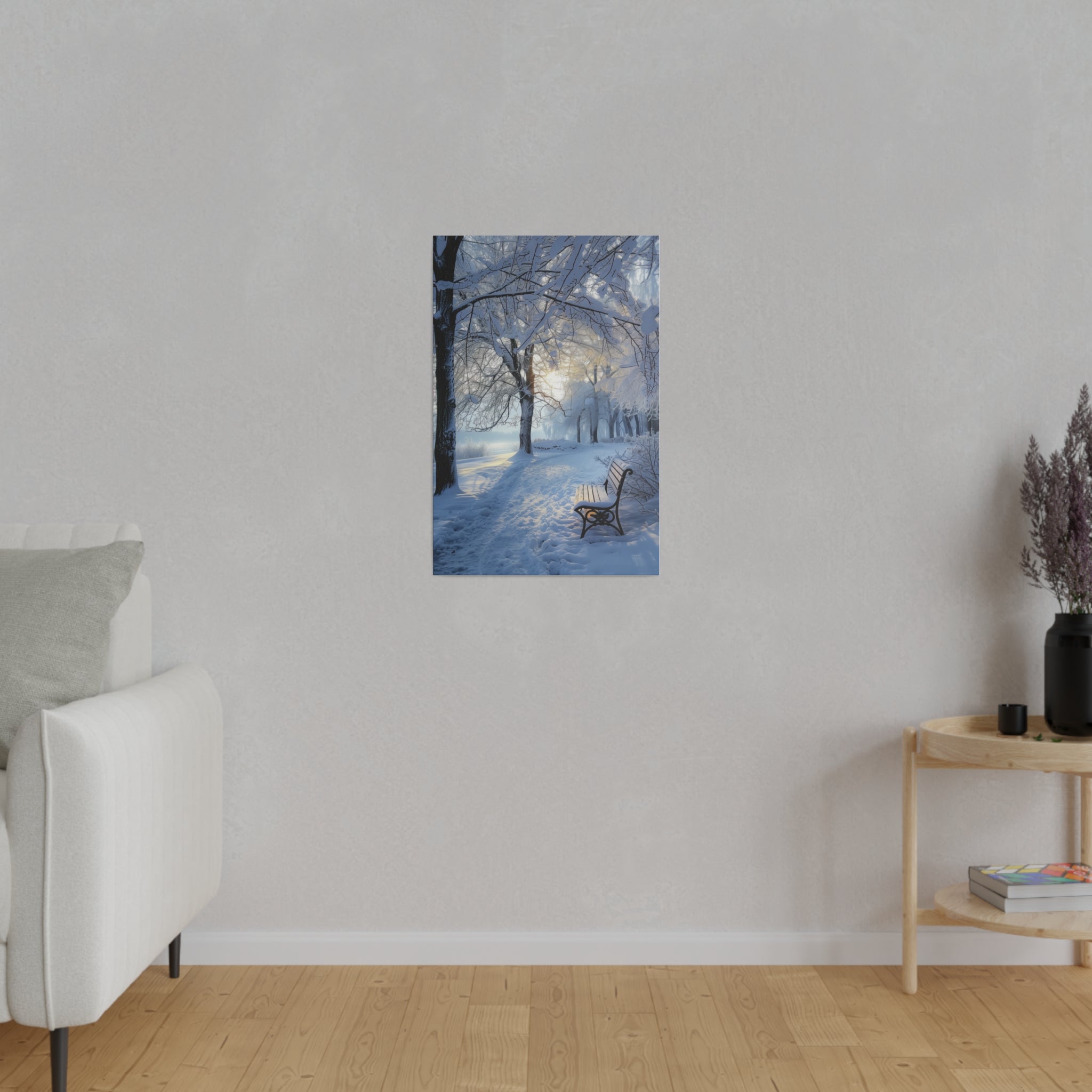 Silent Winter - Nature Wall Art - Vertical Canvas - WA330