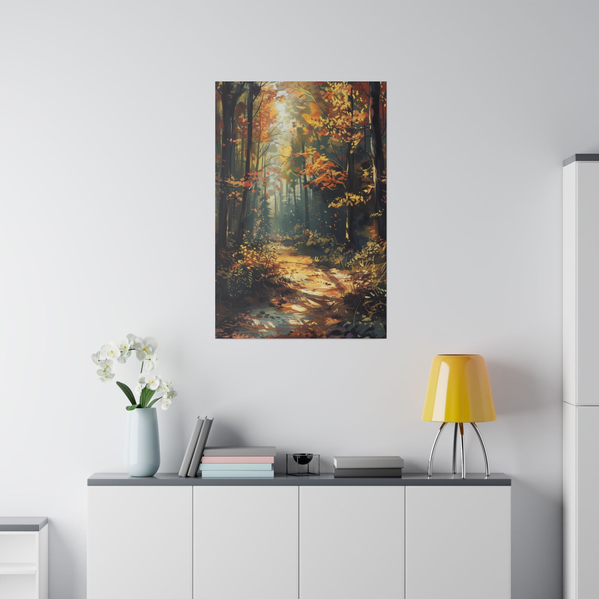 Beautiful Forest - Nature Wall Art - Vertical Canvas - WA83