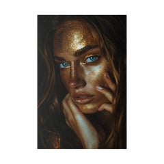 Woman in Gold - Luxury Themed Canvas - Vertical Canvas - WA76