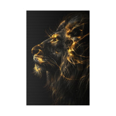 Luminous Lion - Wildlife Wall Art - Vertical Canvas - WA286