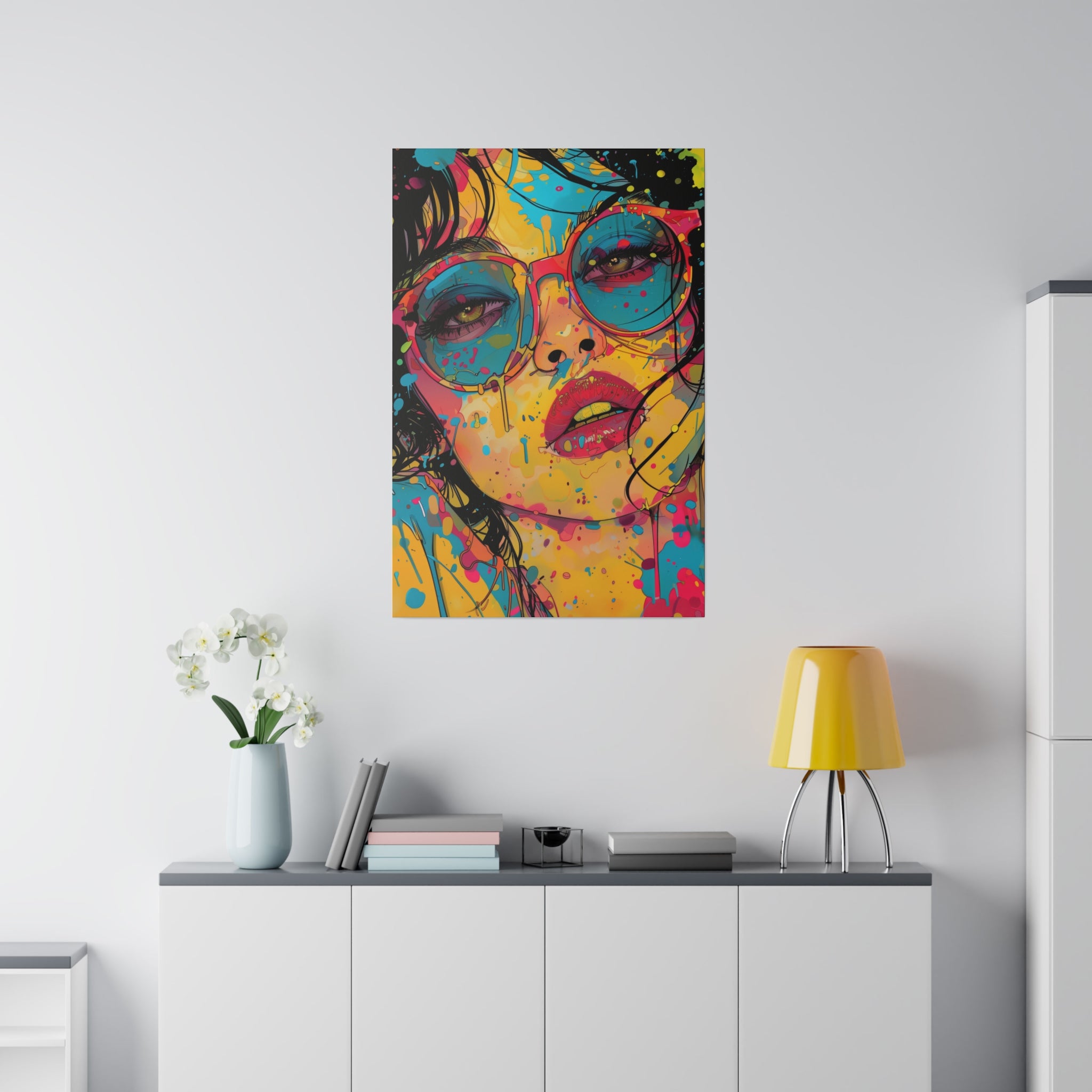 Pop Wall Art - Vertical Canvas - WA109