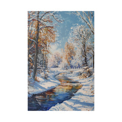 Graceful Winter - Nature Wall Art - Vertical Canvas - WA333