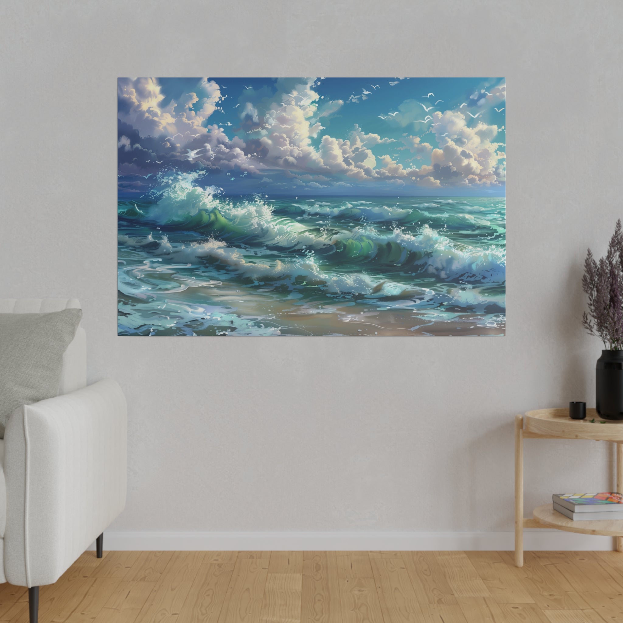 Ocean Wall Art - Horizontal Canvas - WA173