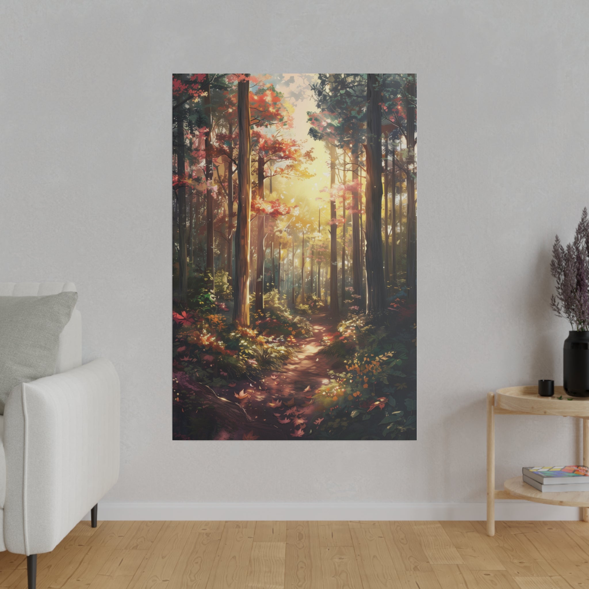 Beautiful Forest - Nature Wall Art - Vertical Canvas - WA81