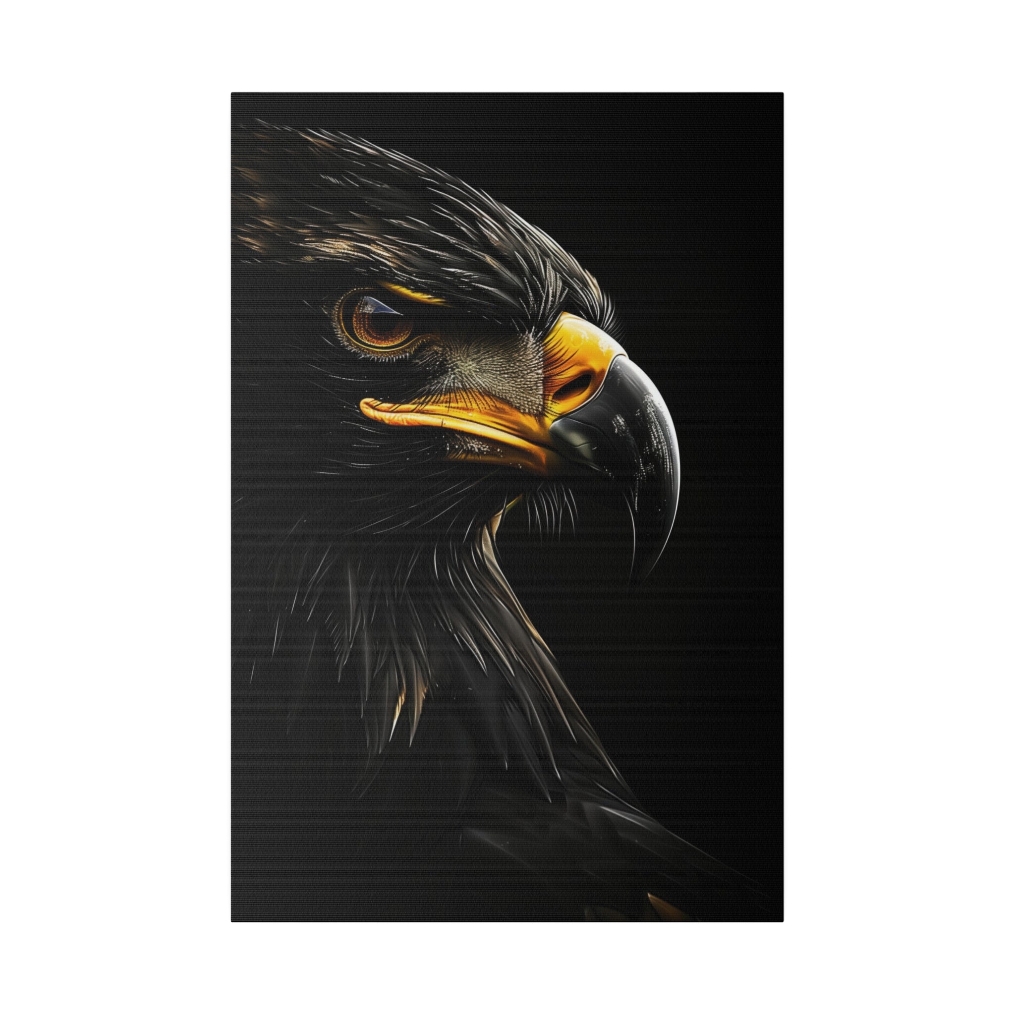 Eagle's Might - Wildlife Wall Art - Vertical Canvas - WA279