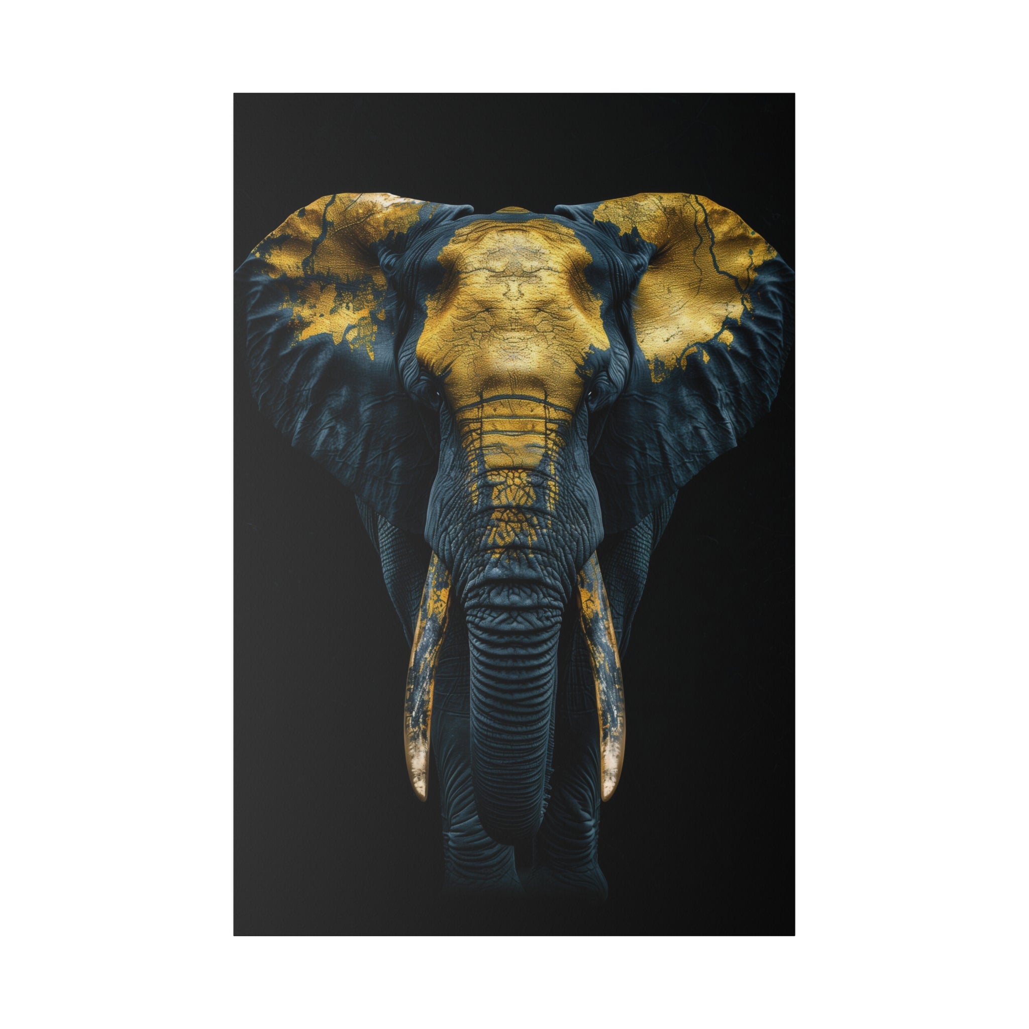 Elephant's Glow - Wildlife Wall Art - Vertical Canvas - WA271