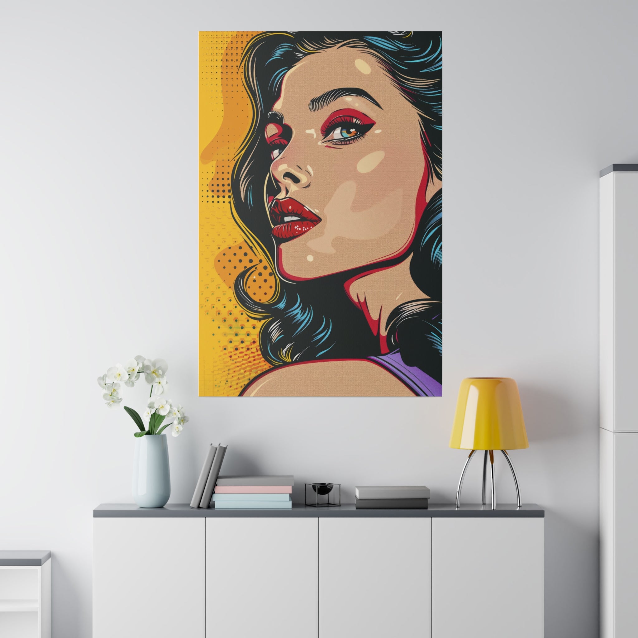 Pop Wall Art - Vertical Canvas - WA112