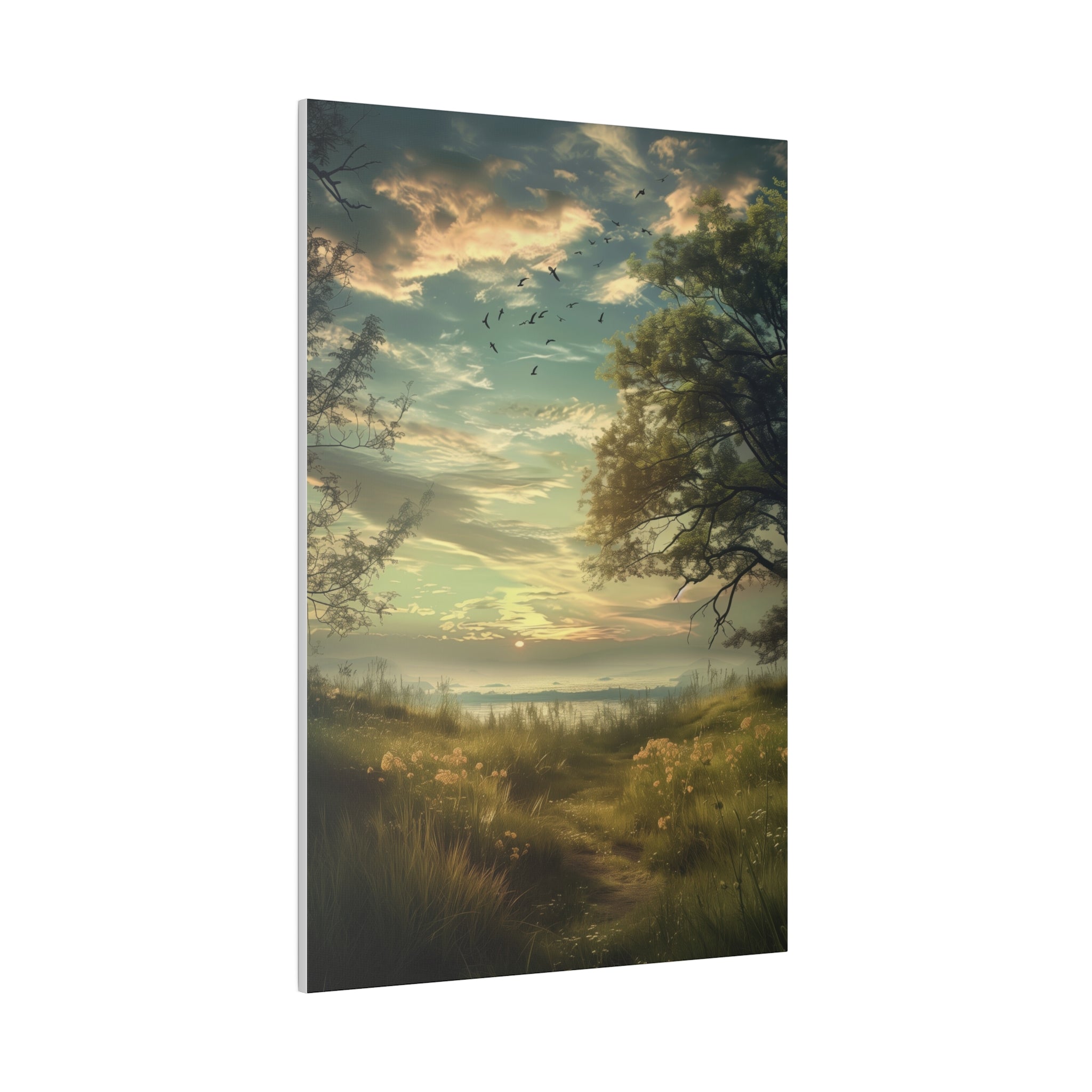 A Blissful View - Nature Wall Art - Vertical Canvas - WA325