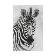 Enigmatic Zebra - Wildlife Wall Art - Vertical Canvas - WA263