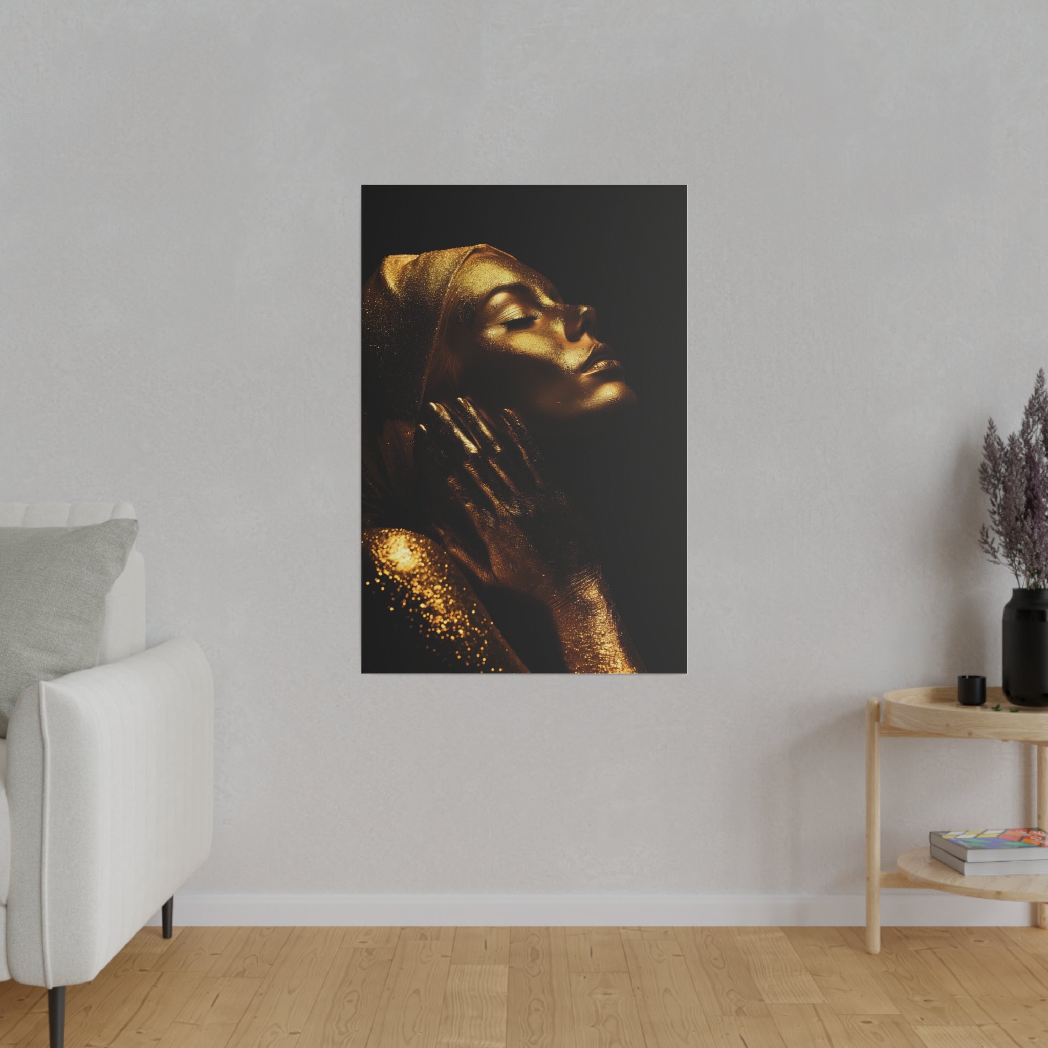 Woman in Gold - Luxury Themed Canvas - Vertical Canvas - WA71