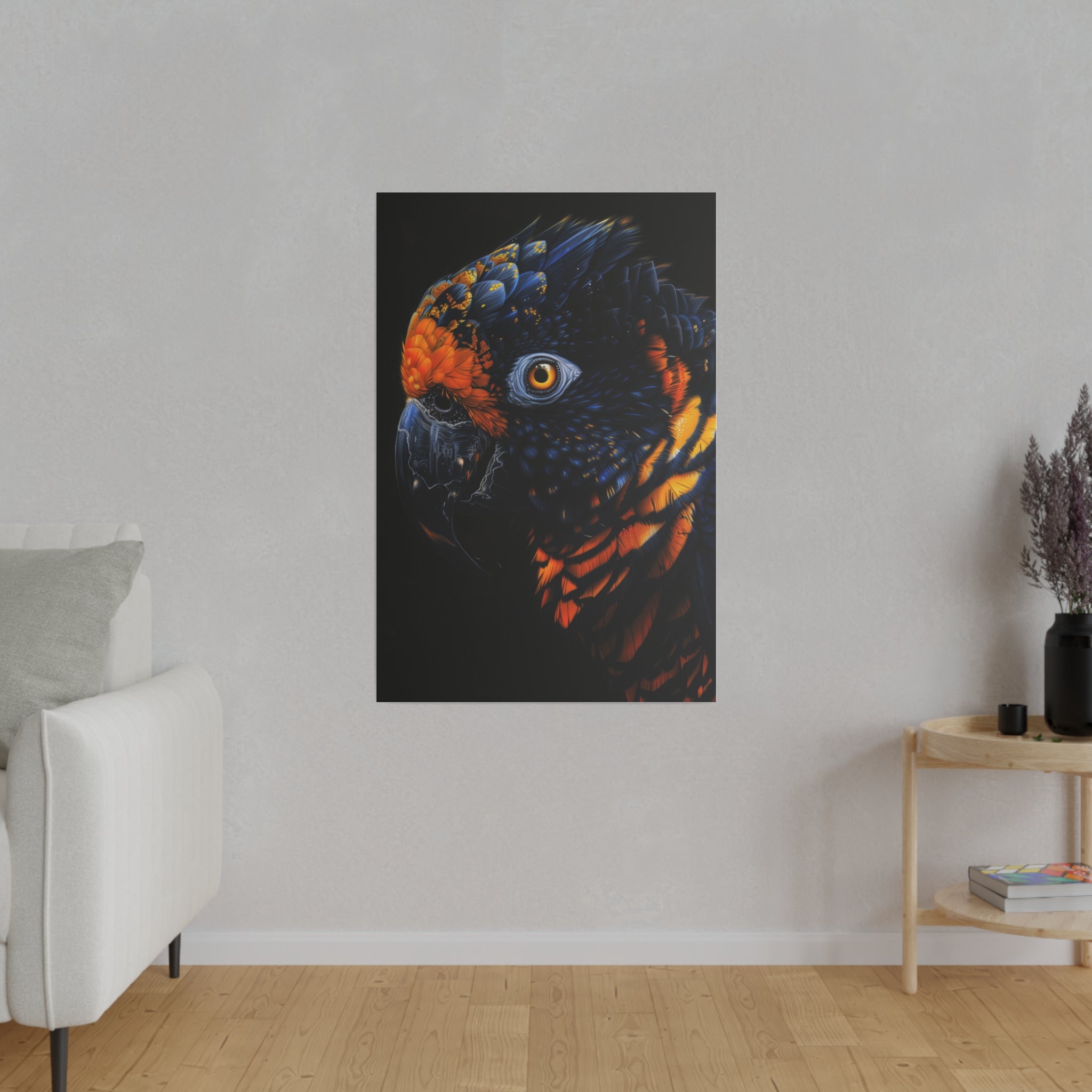 Majestic Parrot - Wildlife Wall Art - Vertical Canvas - WA290