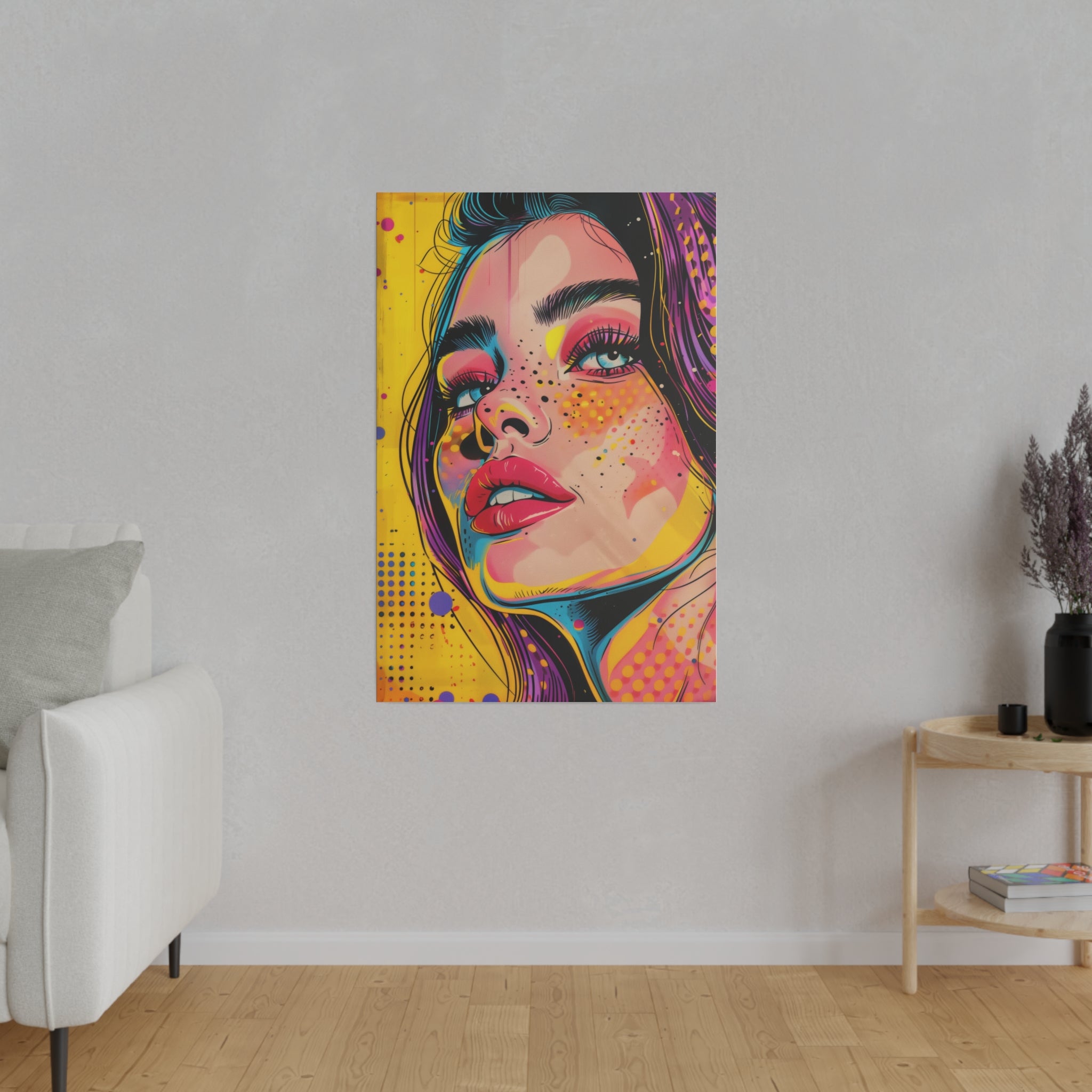 Pop Wall Art - Vertical Canvas - WA113