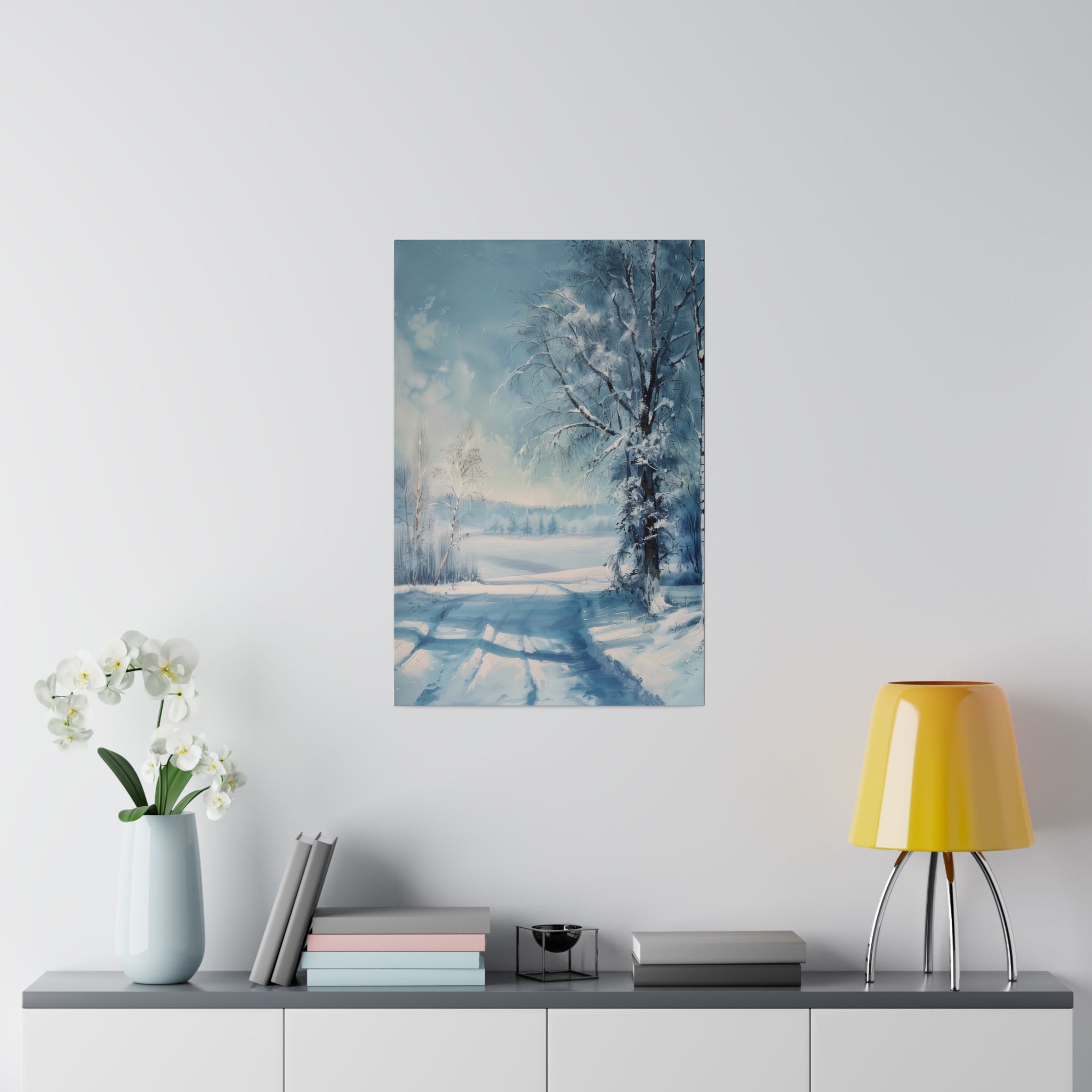 Endless Winter - Nature Wall Art - Vertical Canvas - WA332