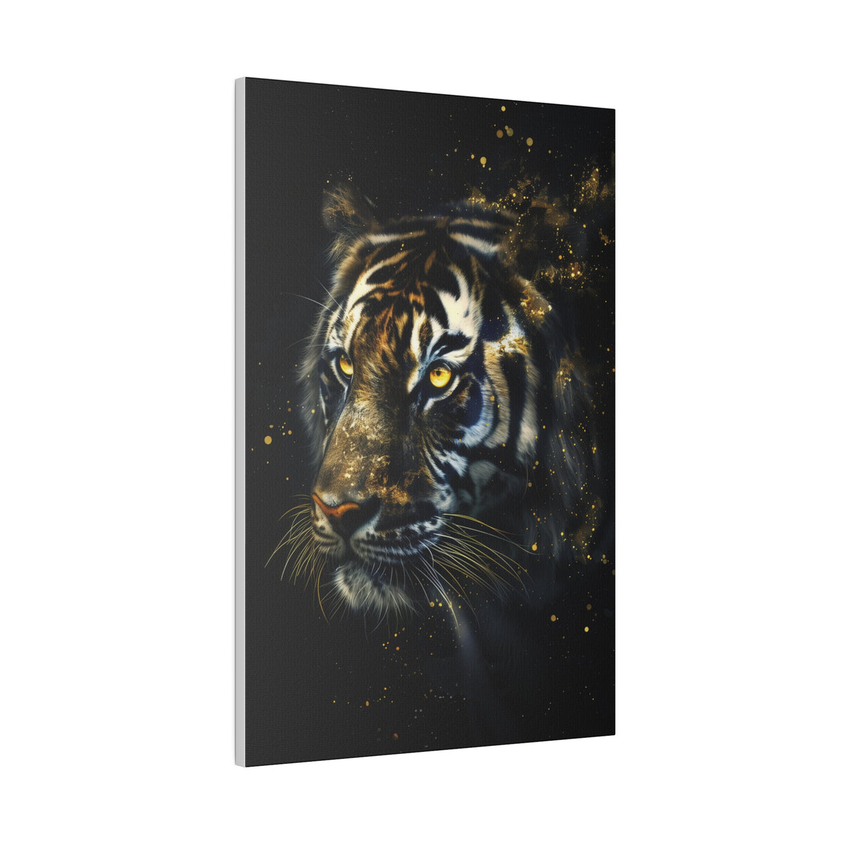 Tiger's Harmony - Wildlife Wall Art - Vertical Canvas - WA268