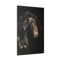 Beautiful Horse Portrait - Wildlife Wall Art - Vertical Canvas - WA246