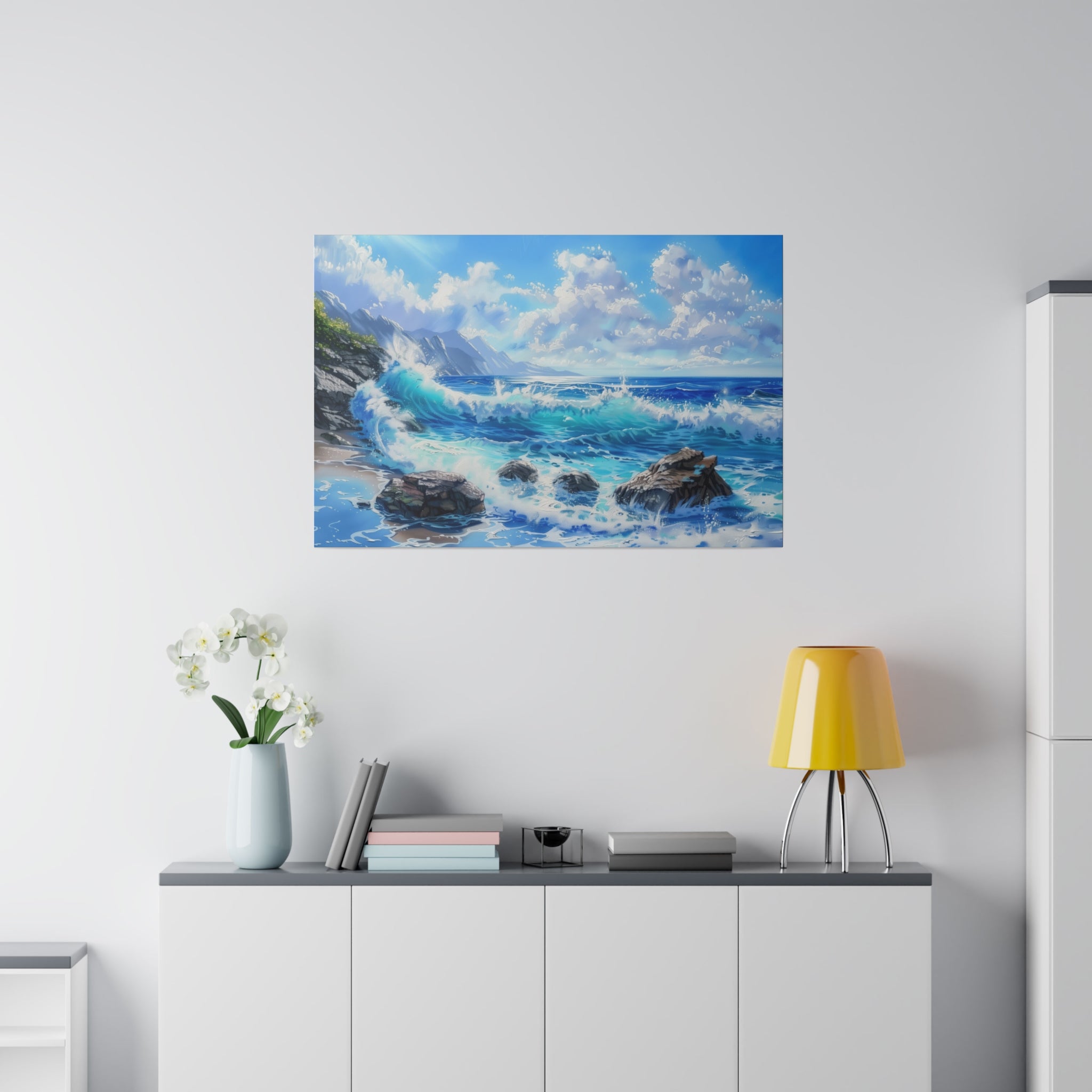 Ocean Wall Art - Horizontal Canvas - WA175