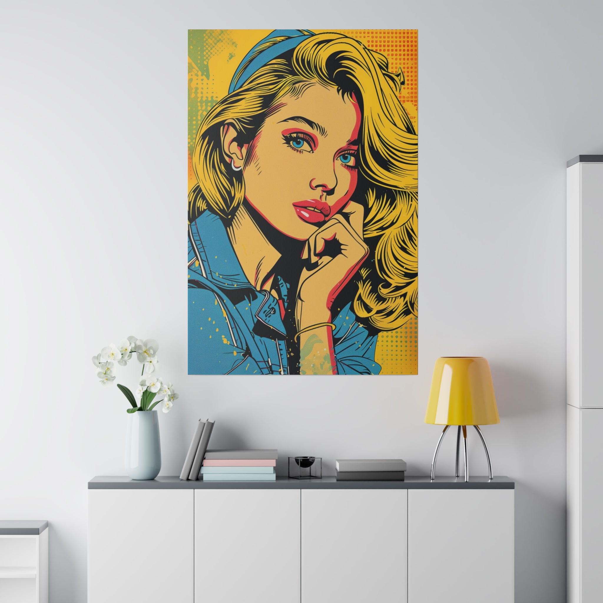 Pop Wall Art - Vertical Canvas - WA115