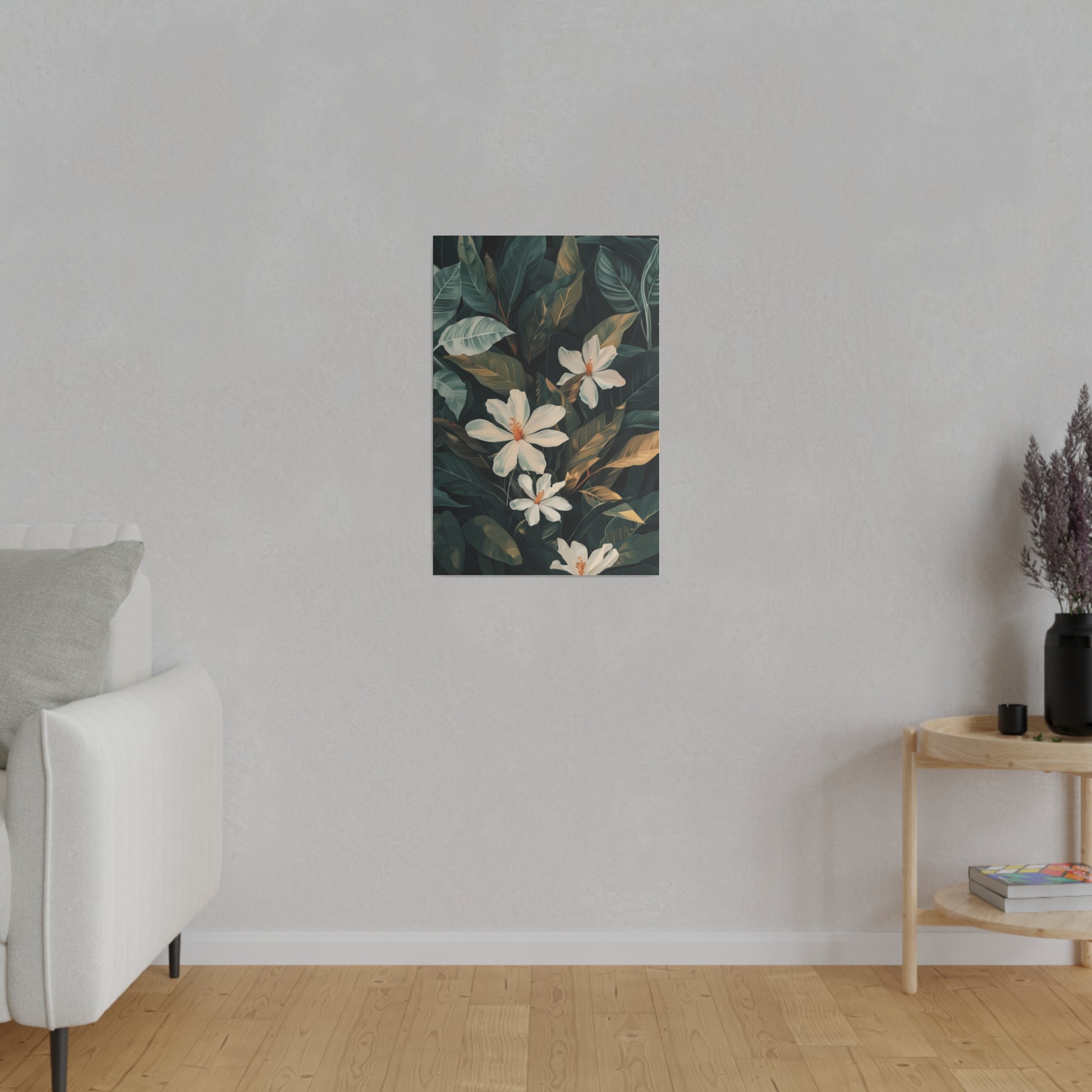 Flowers Wall Art - Botanical Wall Art - Vertical Canvas - WA63