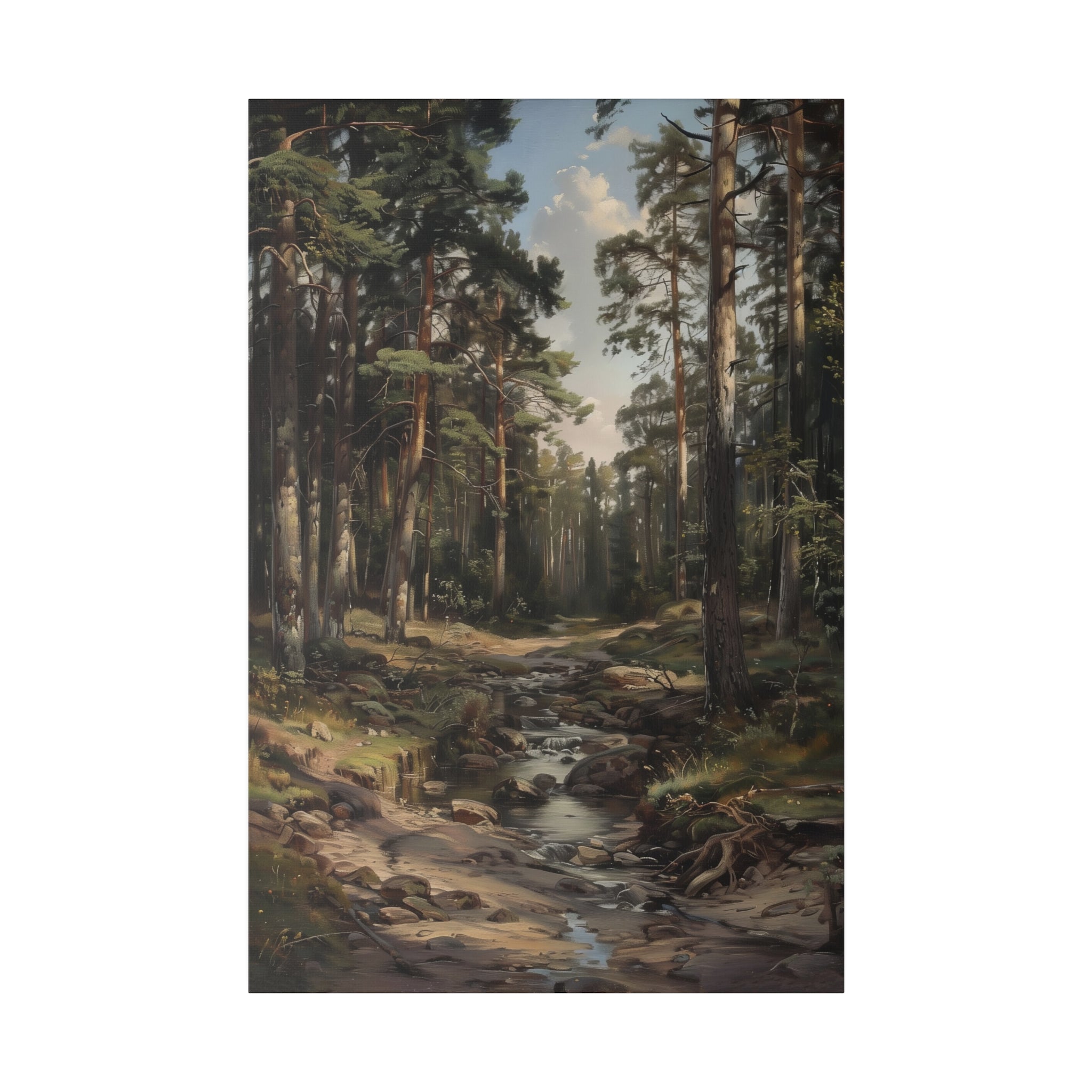 Beautiful Forest - Nature Wall Art - Vertical Canvas - WA91