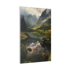 Whispers of the Alps - Nature Wall Art - Vertical Canvas - WA327