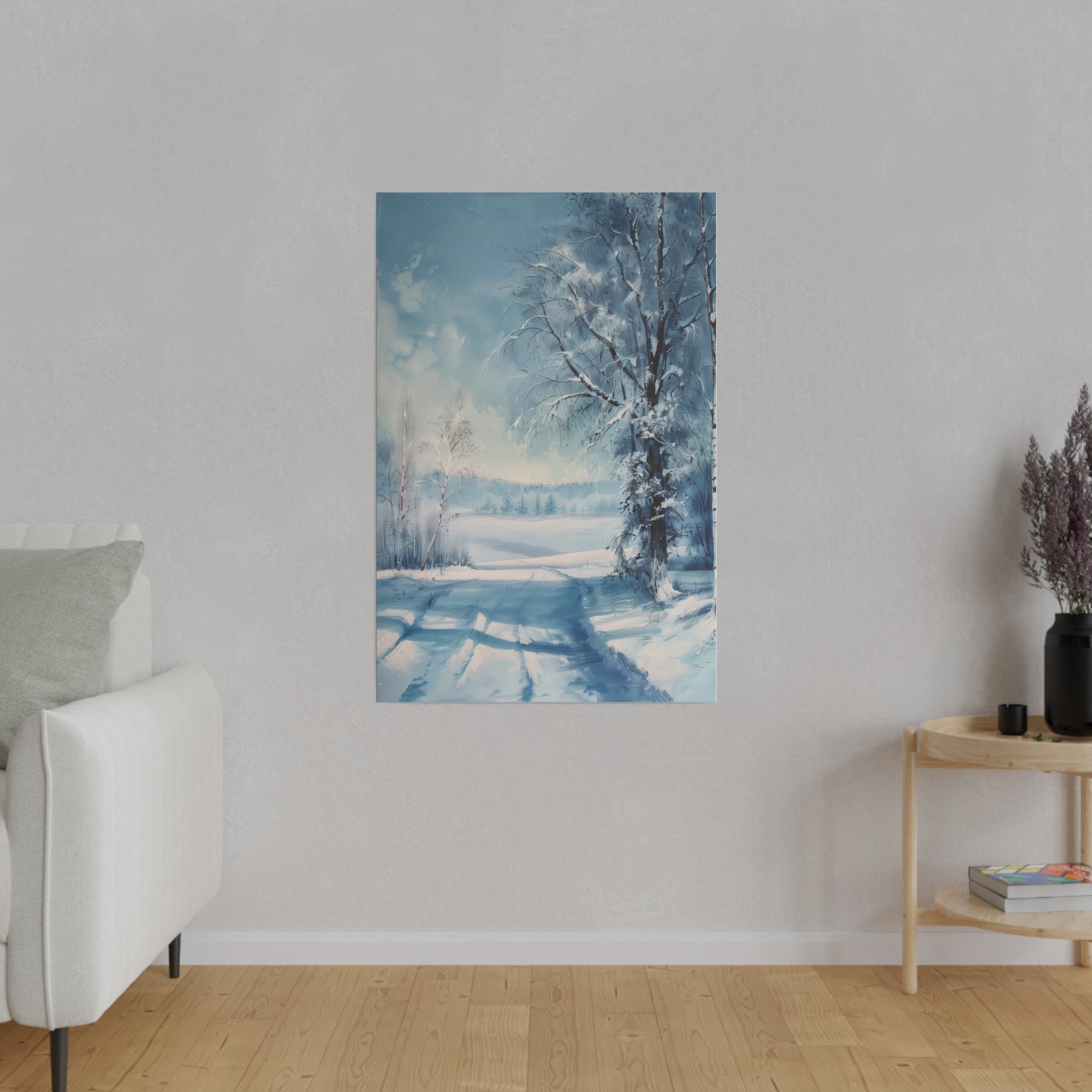 Endless Winter - Nature Wall Art - Vertical Canvas - WA332