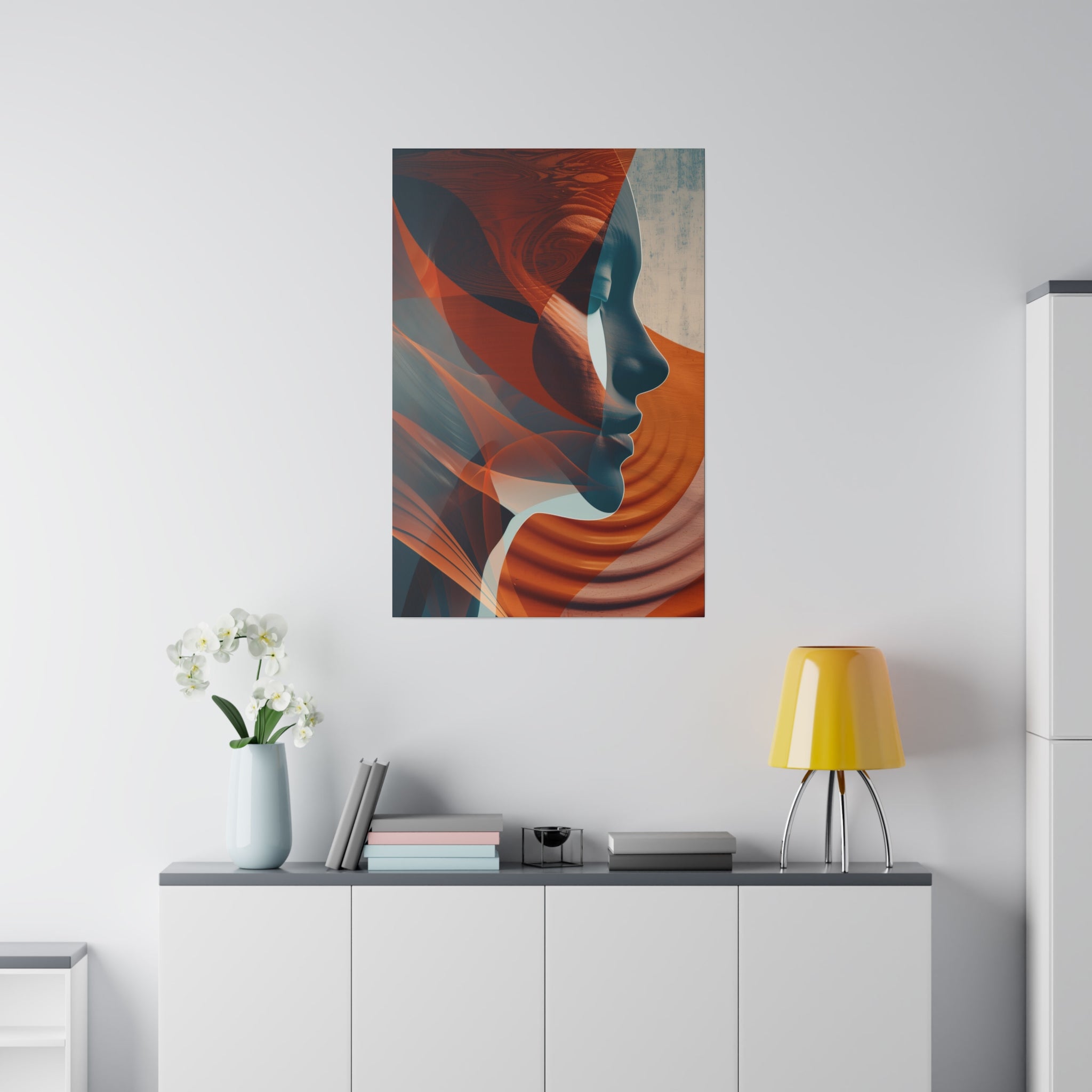 Abstract Wall Art - Vertical Canvas - WA17