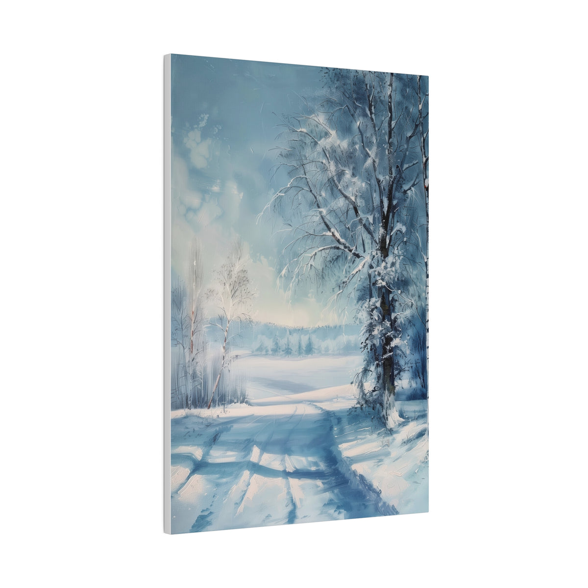 Endless Winter - Nature Wall Art - Vertical Canvas - WA332