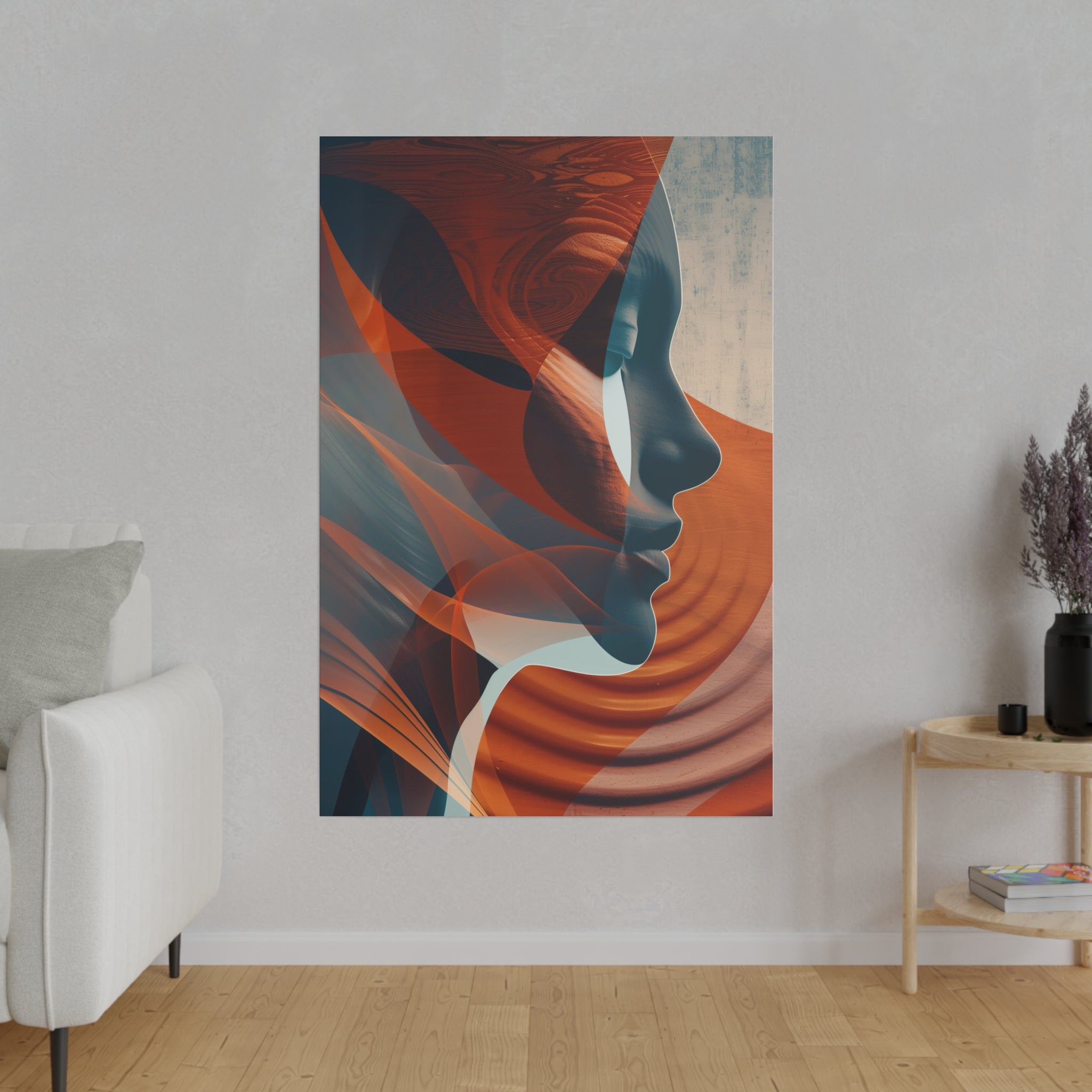 Abstract Wall Art - Vertical Canvas - WA17