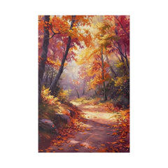 Autumn Serenity - Nature Wall Art - Vertical Canvas - WA315