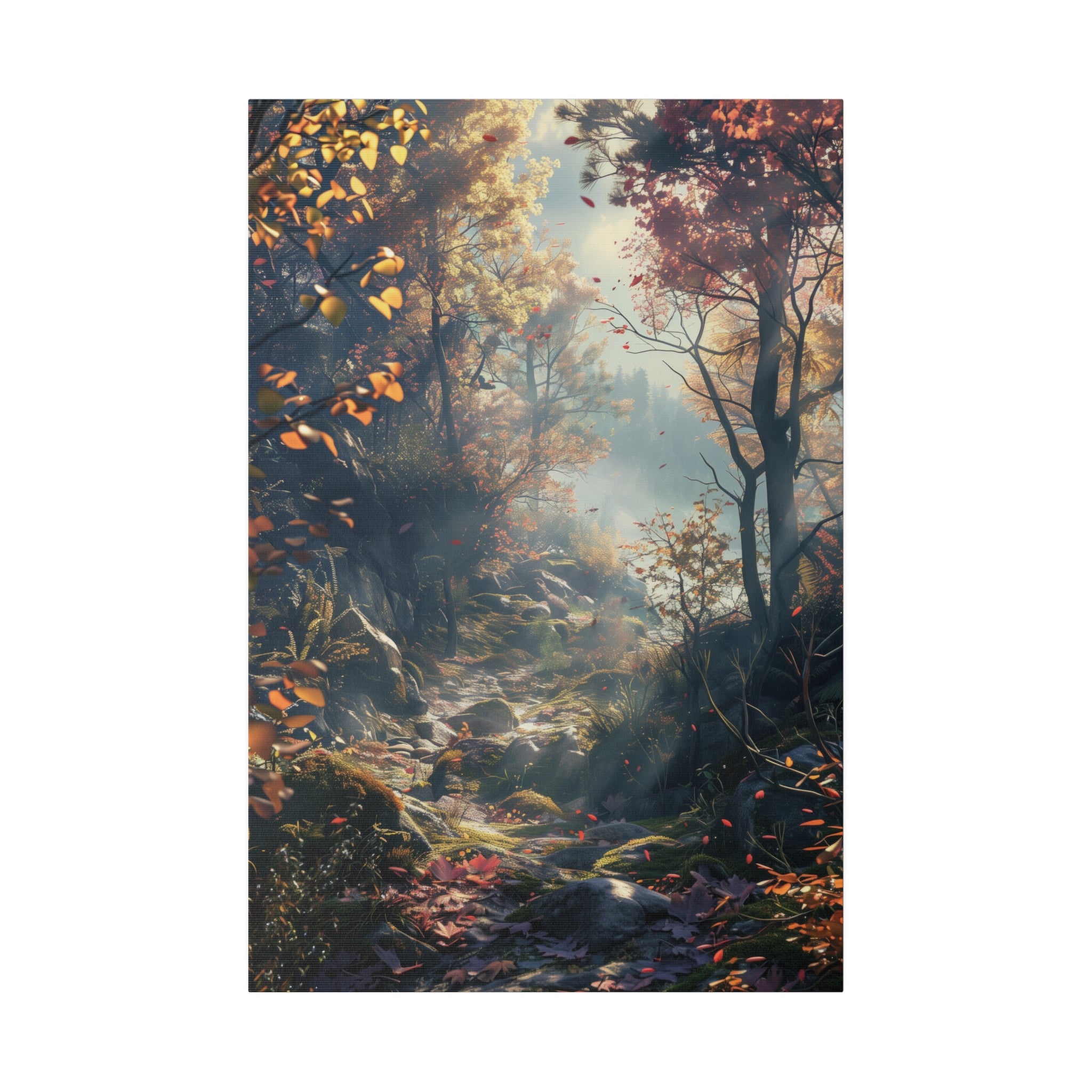 Beautiful Forest - Nature Wall Art - Vertical Canvas - WA85