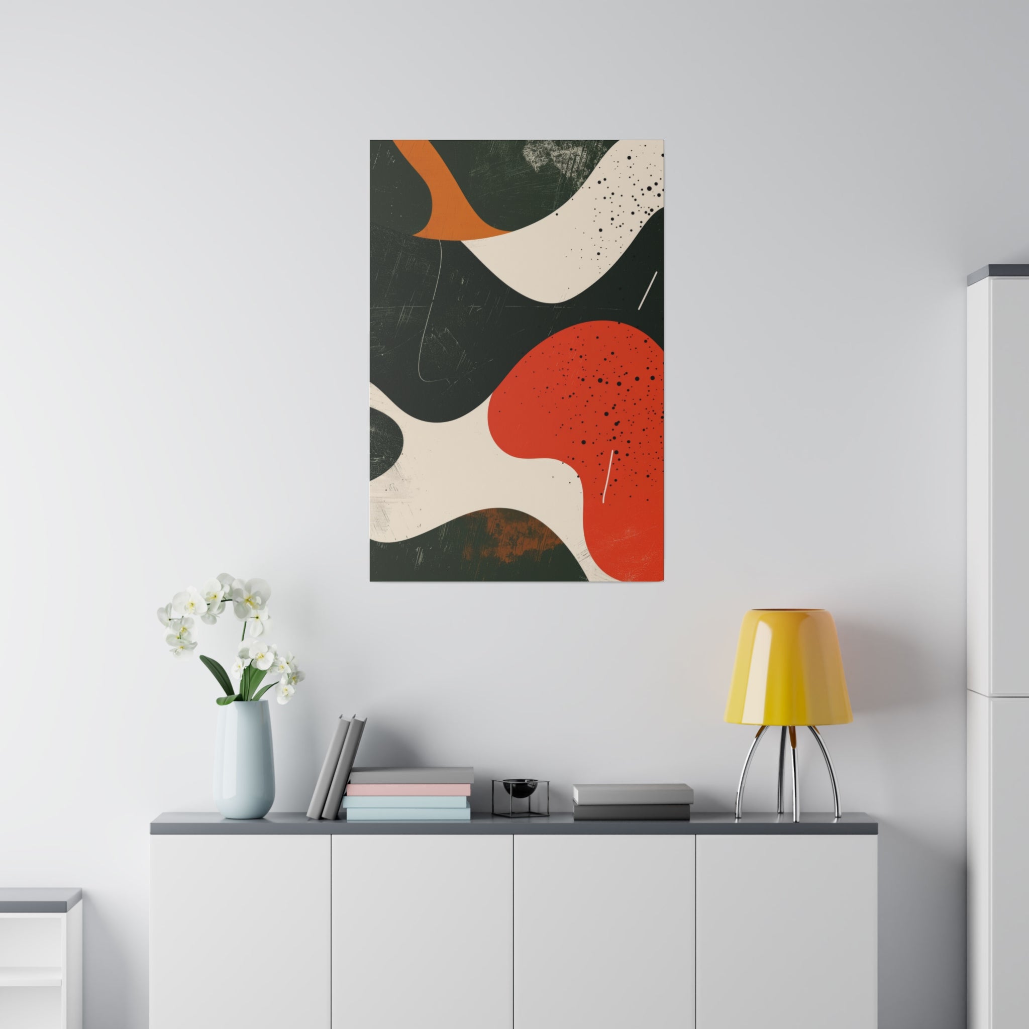 Abstract Wall Art - Vertical Canvas - WA16