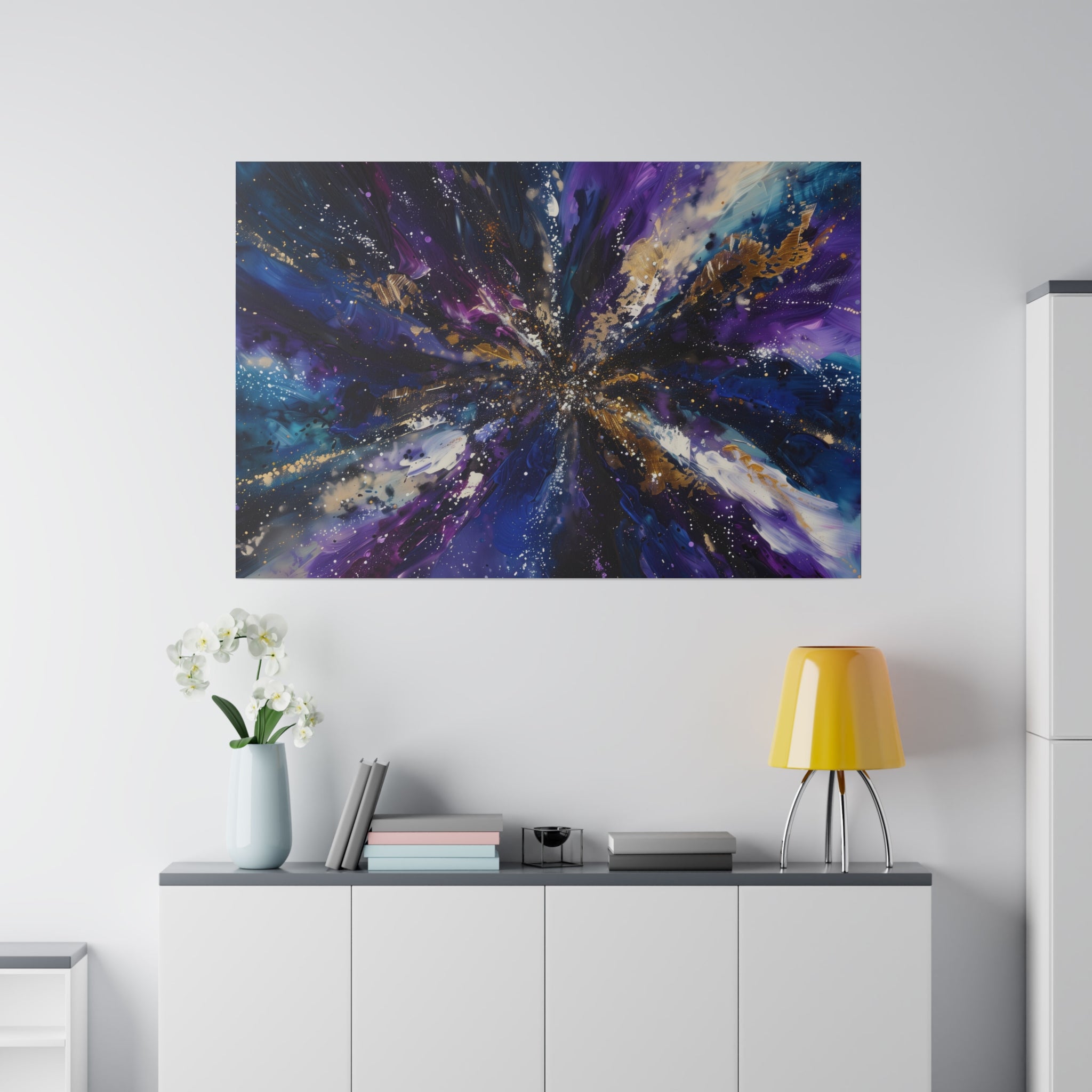 Stellar Explosion - Abstract Wall Art - Horizontal Canvas - WA224