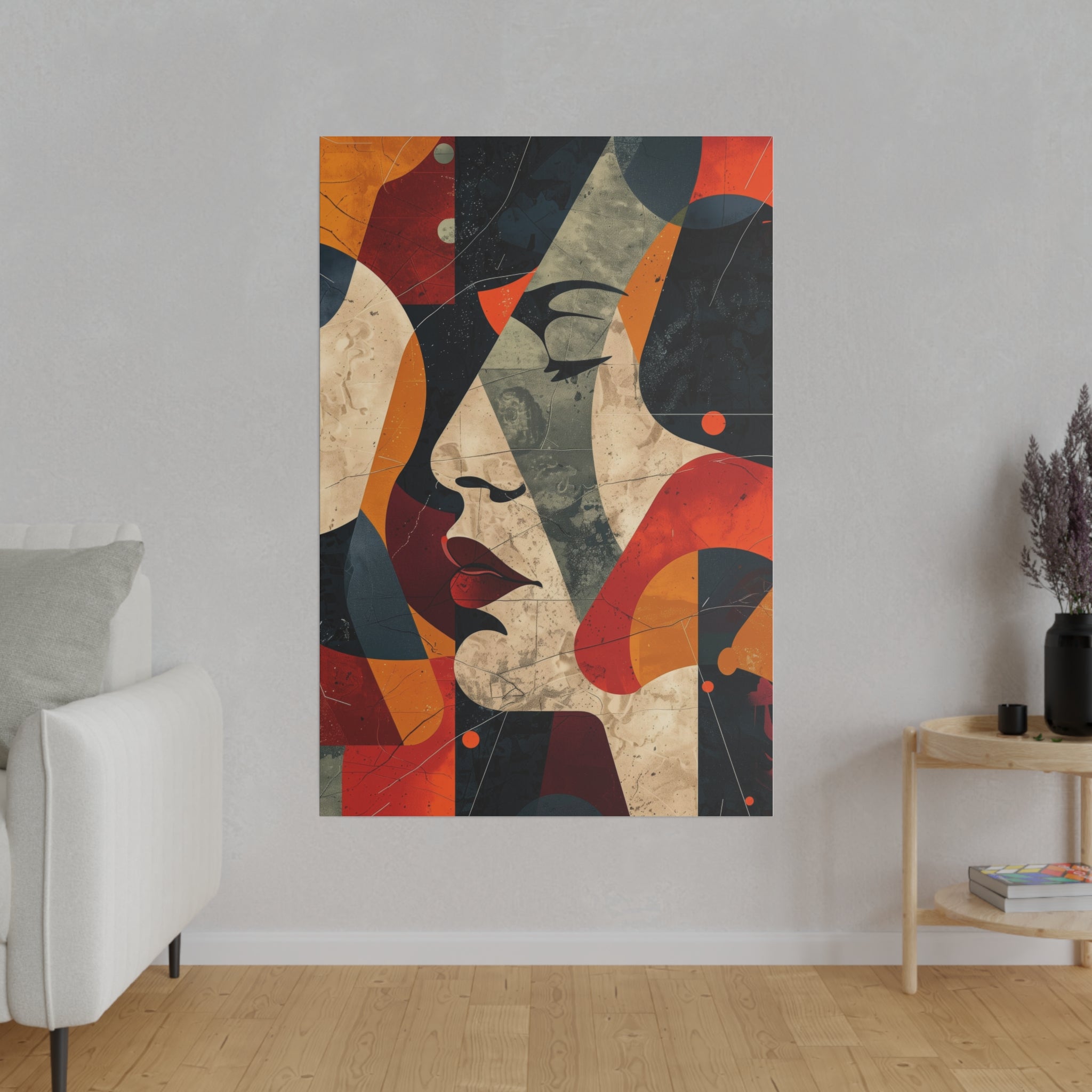 Abstract Wall Art - Vertical Canvas - WA19