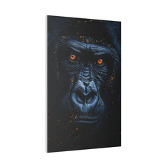 Fierce Gorilla Look - Wildlife Wall Art - Vertical Canvas - WA253