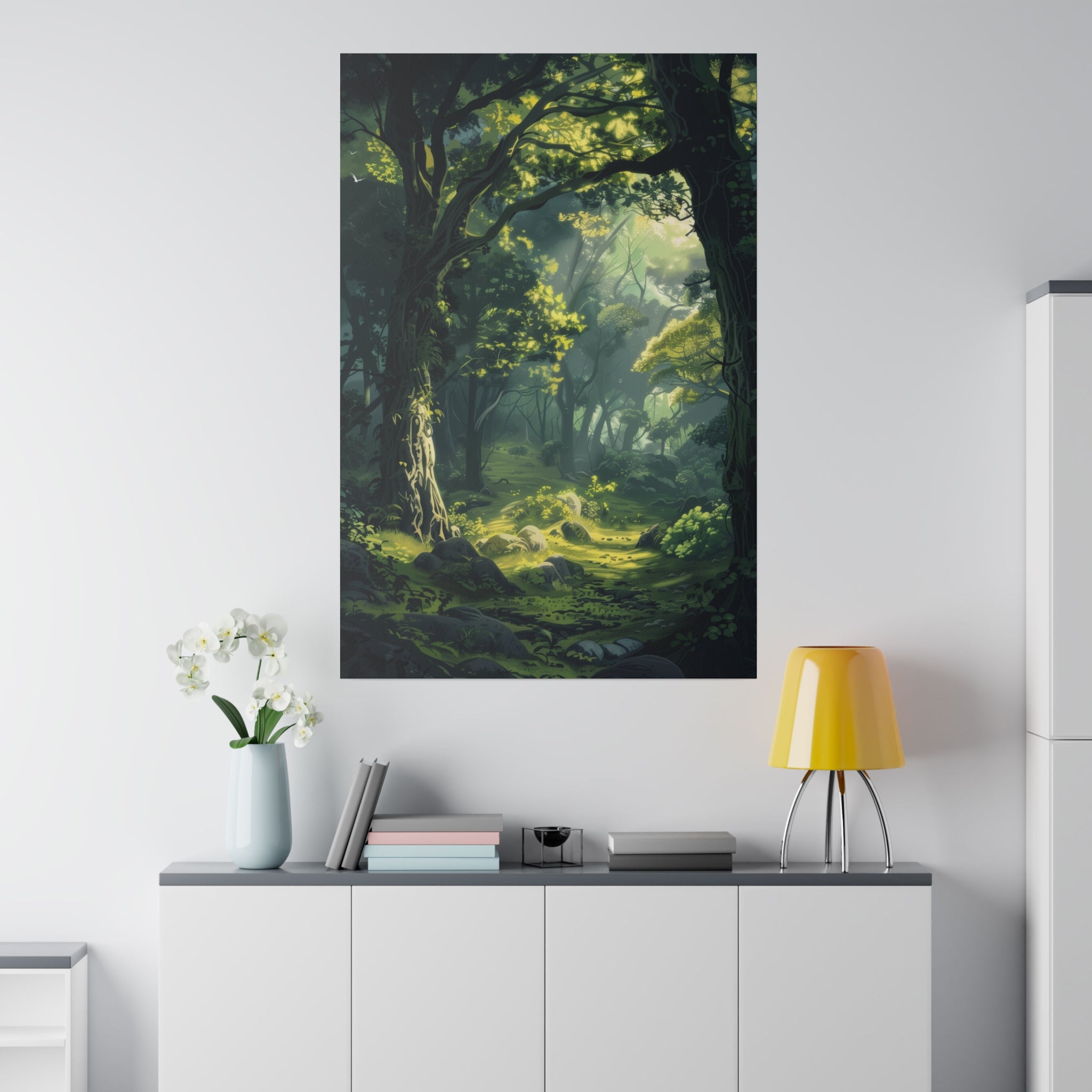 Beautiful Forest - Nature Wall Art - Vertical Canvas - WA84