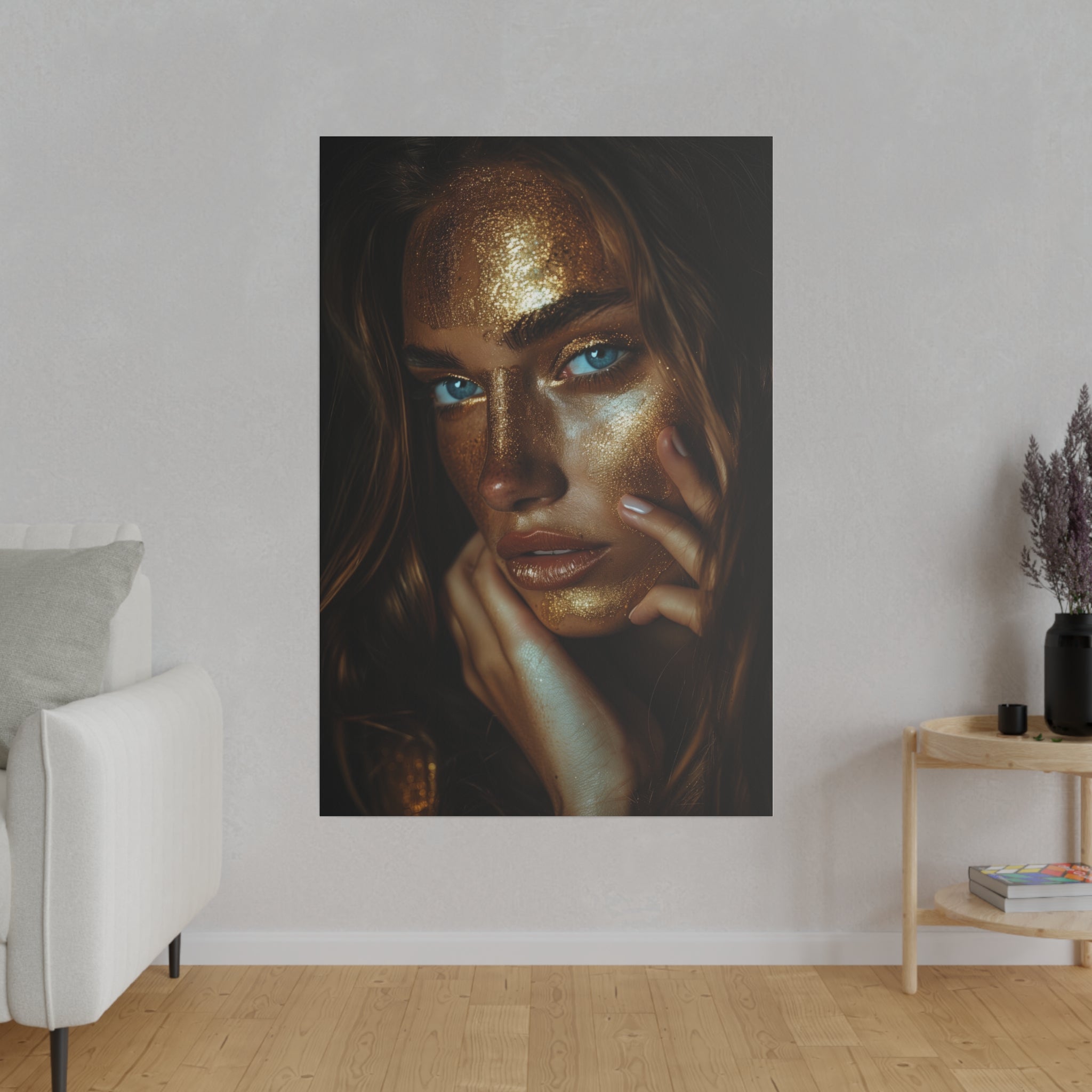 Woman in Gold - Luxury Themed Canvas - Vertical Canvas - WA76